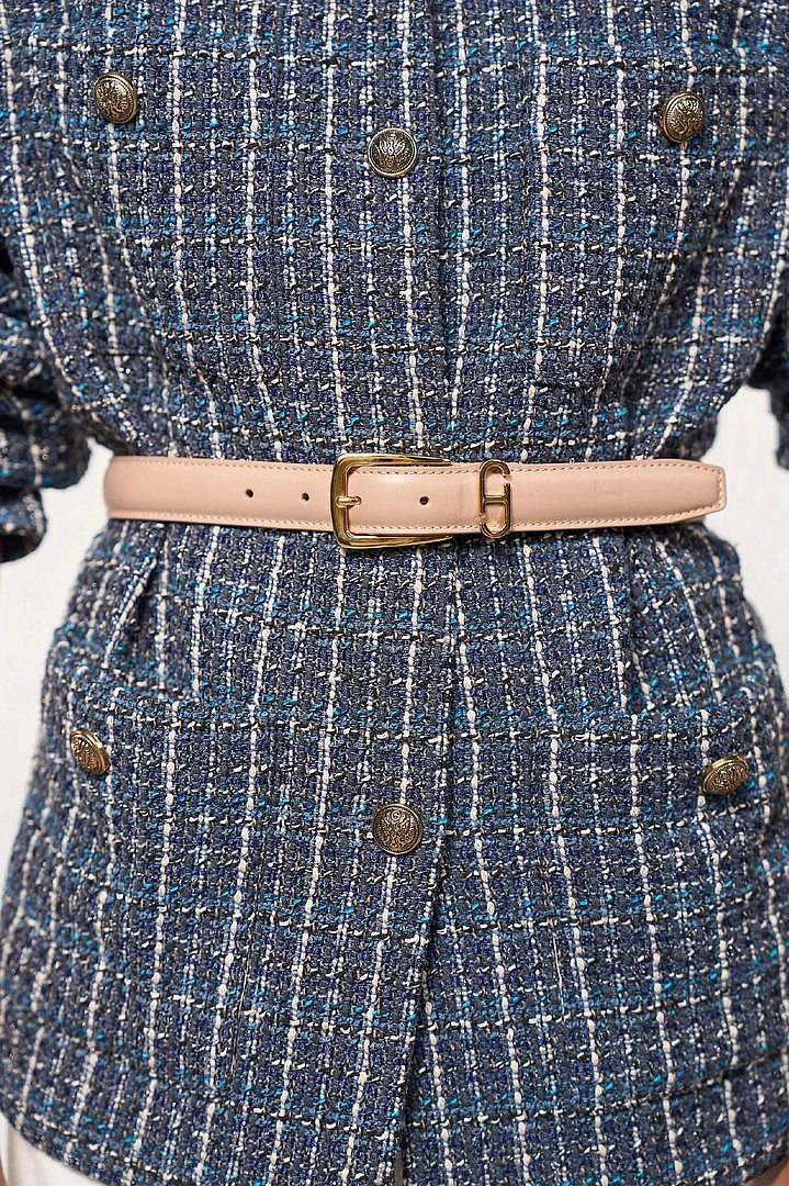 Leren Dames Riem Colby Taupe