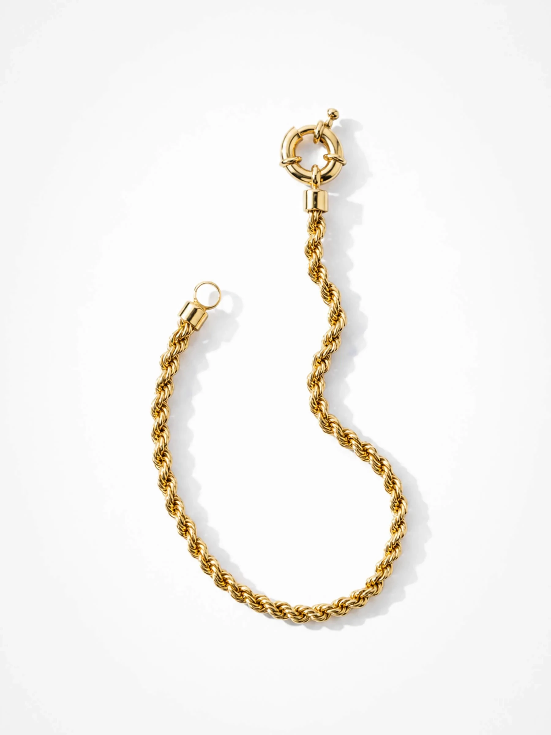 Gouden Armband Gedraaide Schakel Chester Twisted Chain