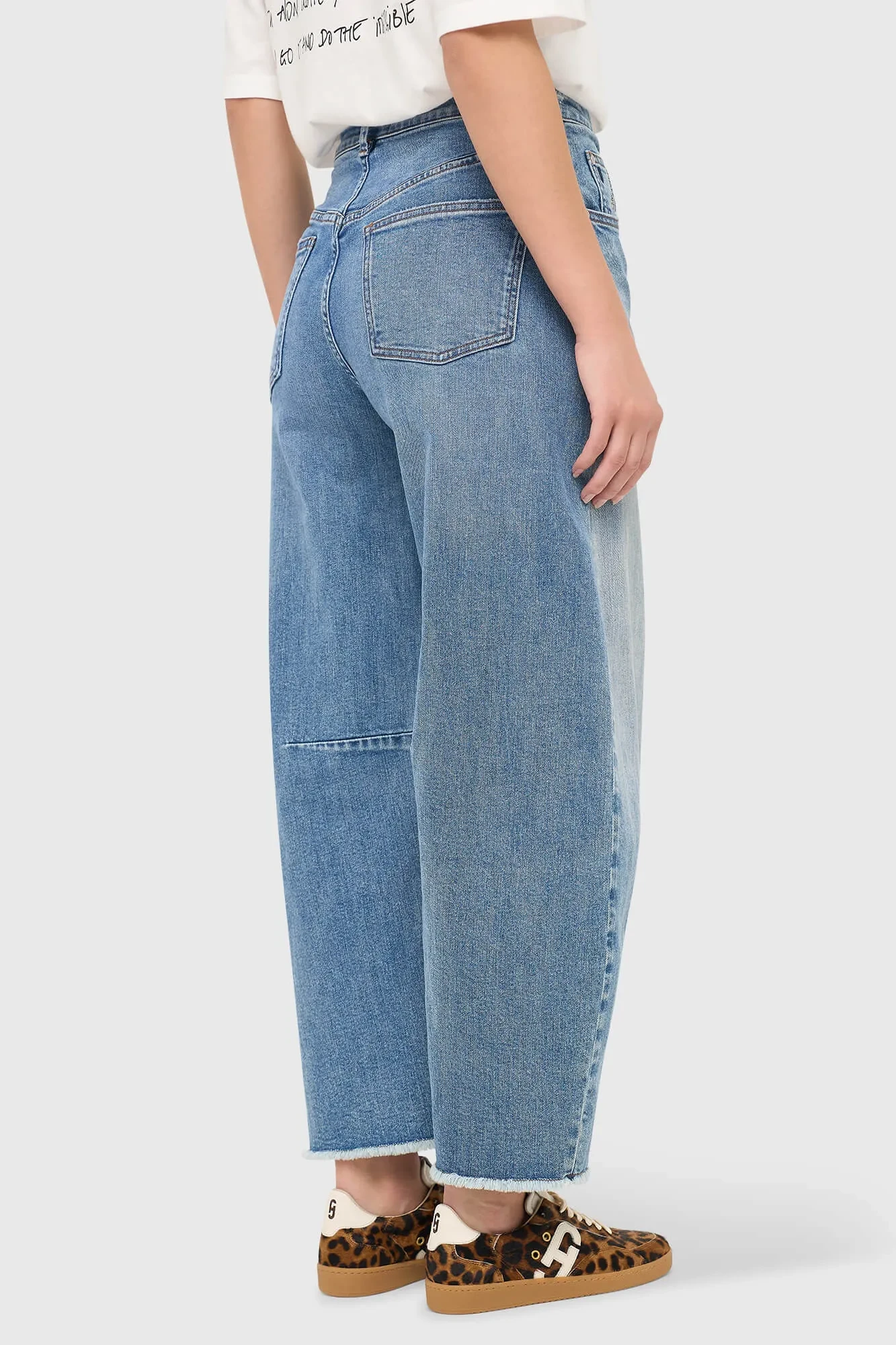Barrel Jeans Dames Midrise Billy Blauw 379