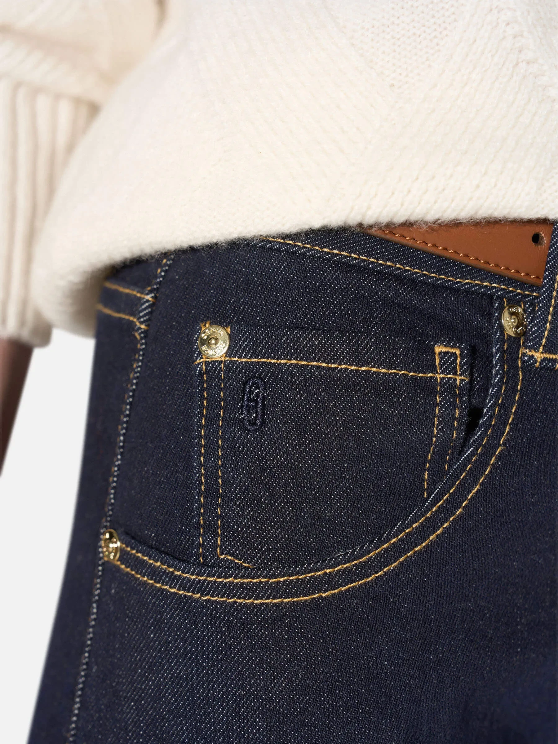Barrel Jeans Dames Stretch Mid Rise Baxter Japanese Denim