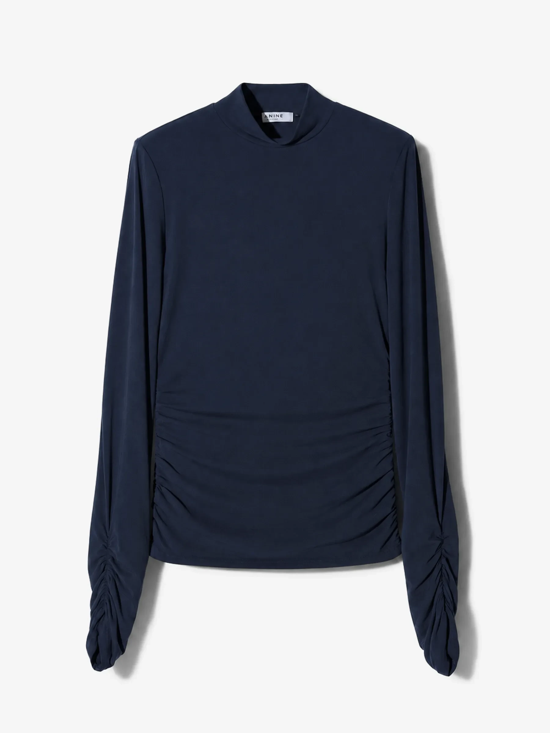 Blauw Dames Truitje Rimpels Barker