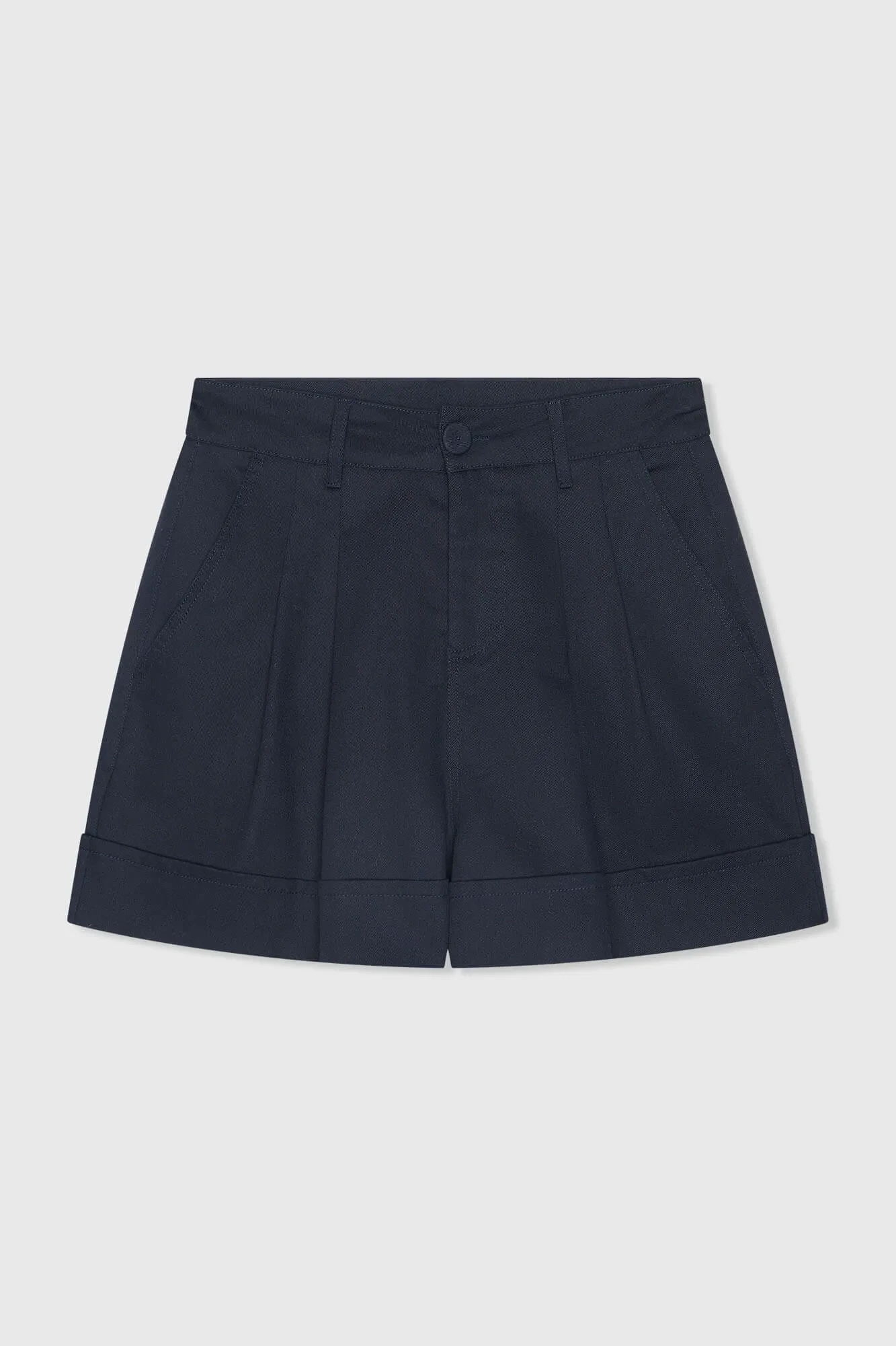 Blauwe Katoenen Shorts Dames Arthur