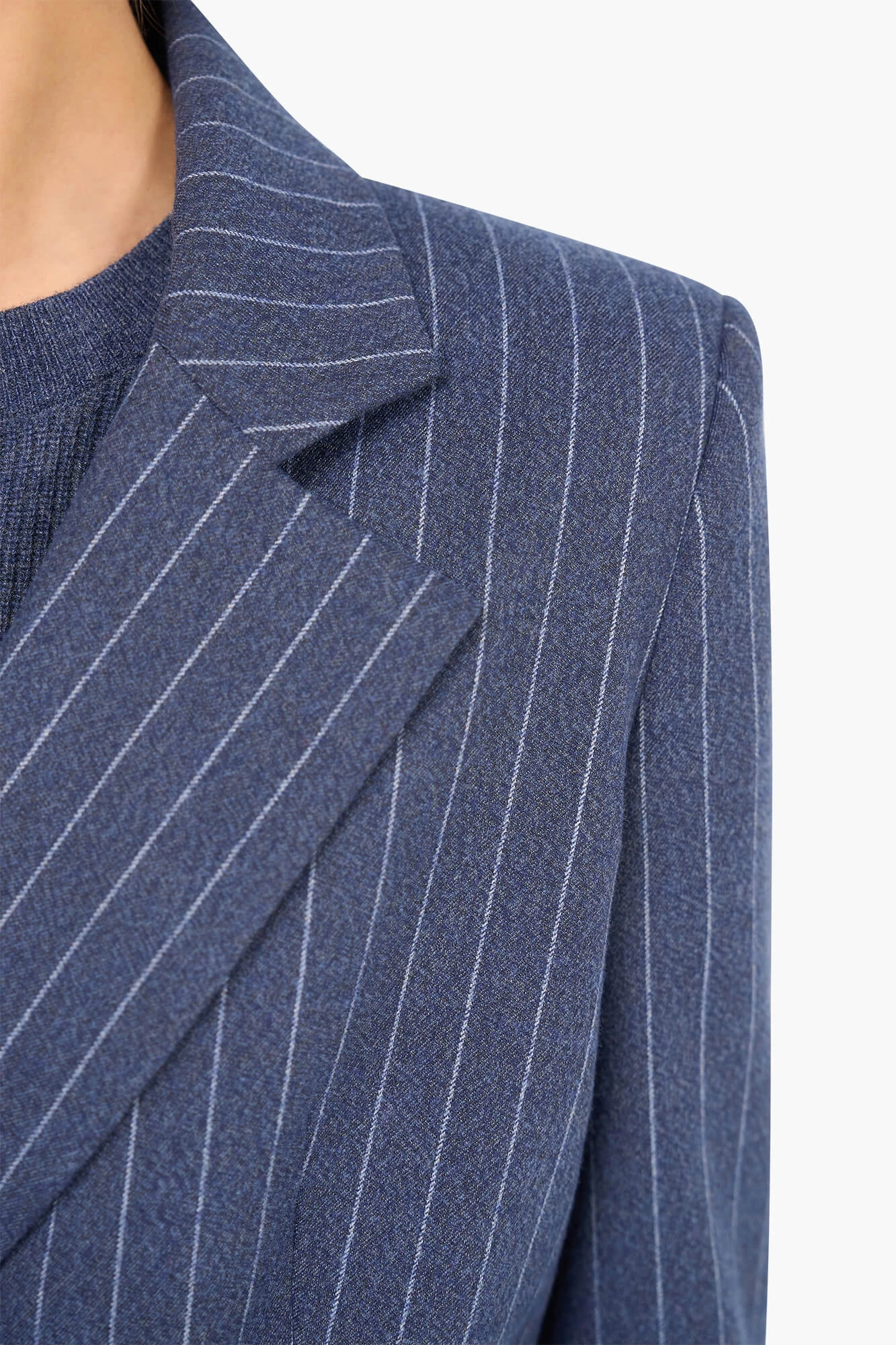 Blazer Dames Double Breasted Martin Blauw Streep