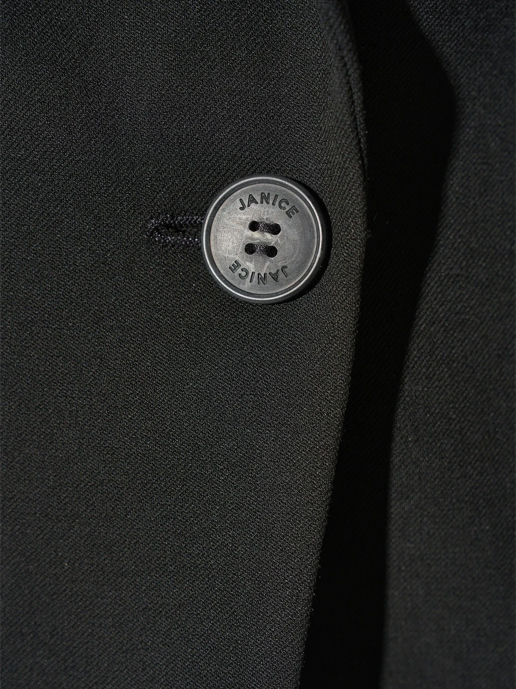 Blazer Dames Boyfriend Zwart Oxen