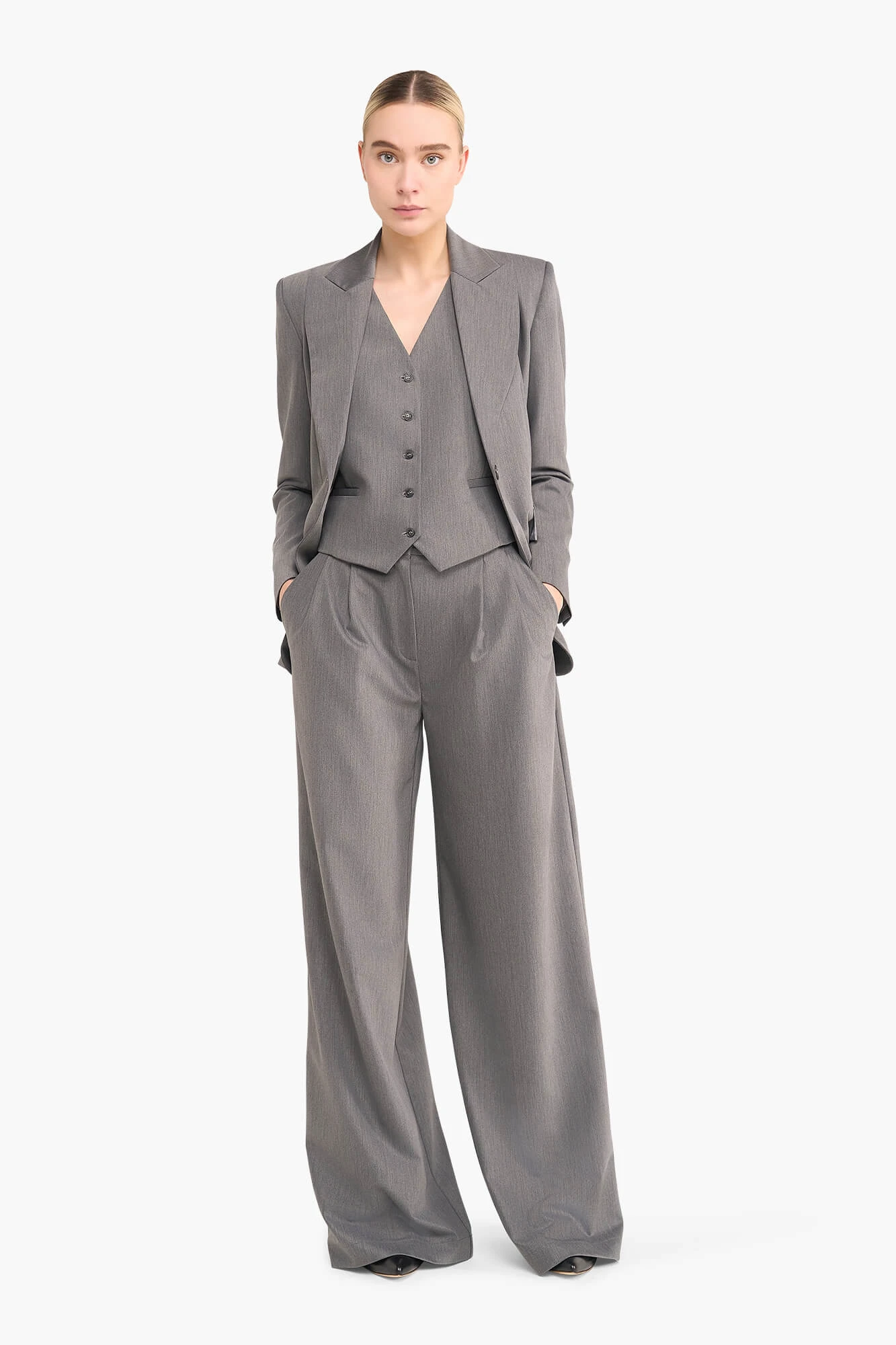 Blazer Dames Getailleerd Marcus Grijs