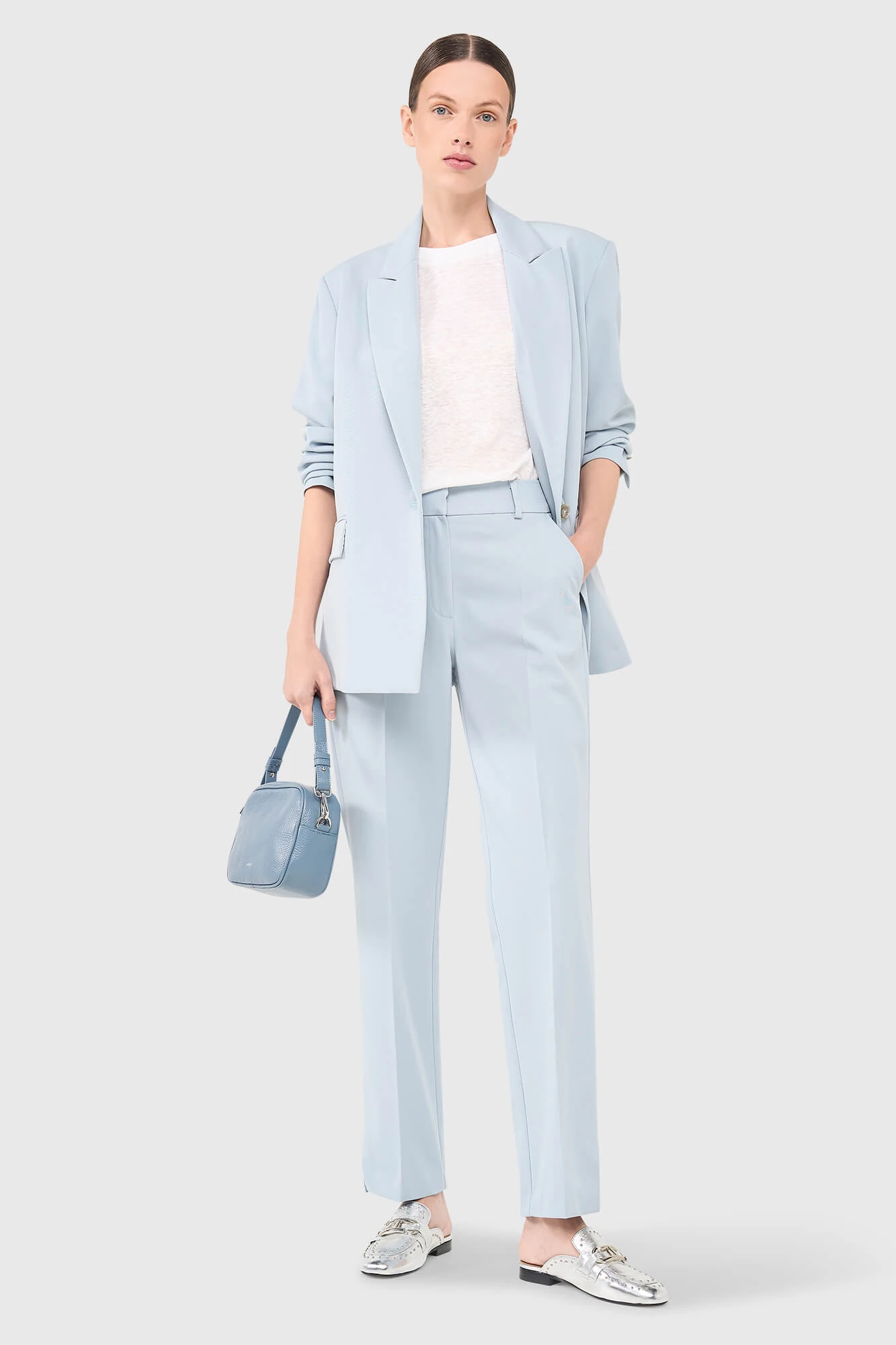 Jones Blazer Licht Blauw