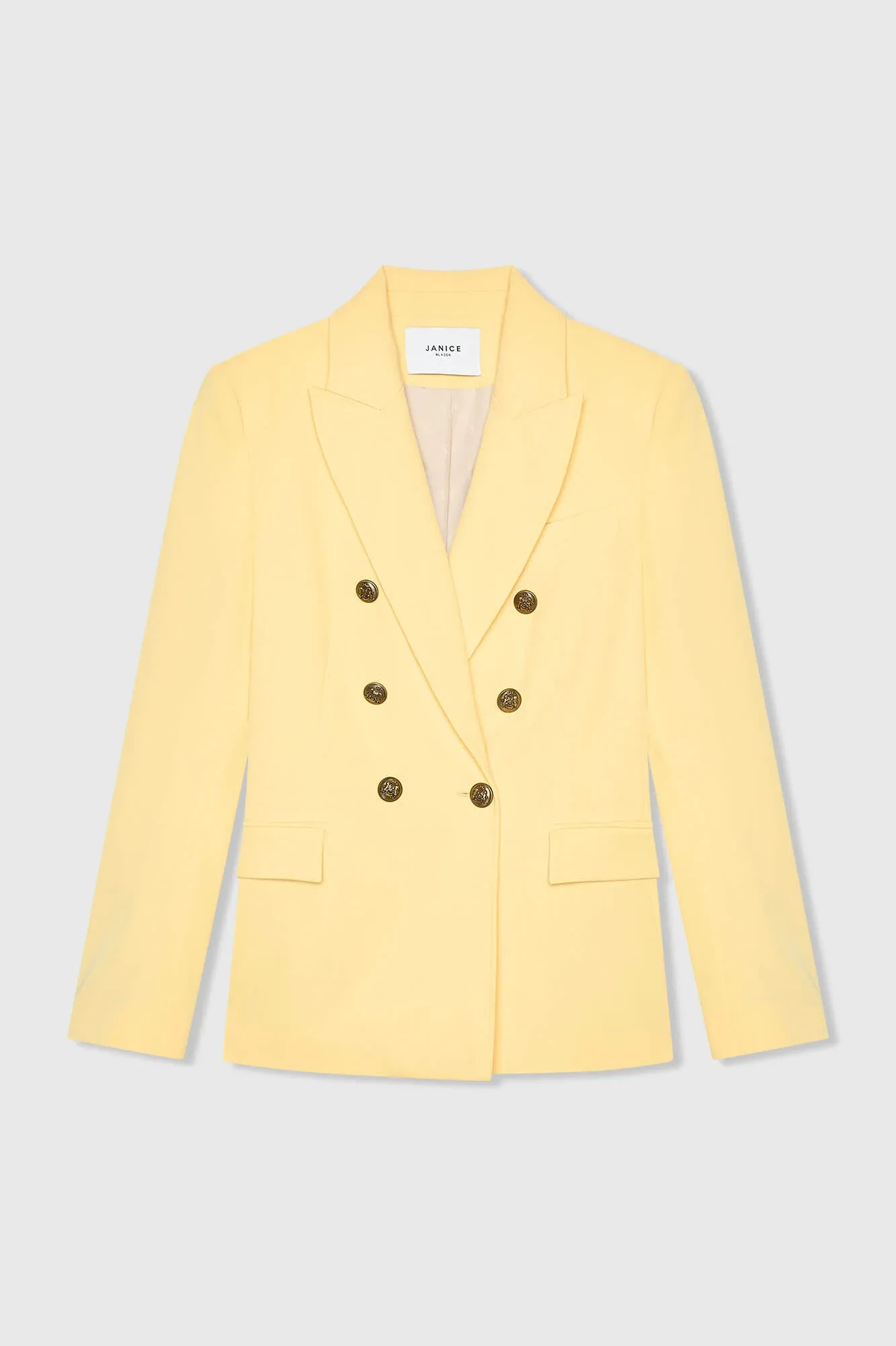 Blazer Dames Knopen Getailleerd Connor Geel