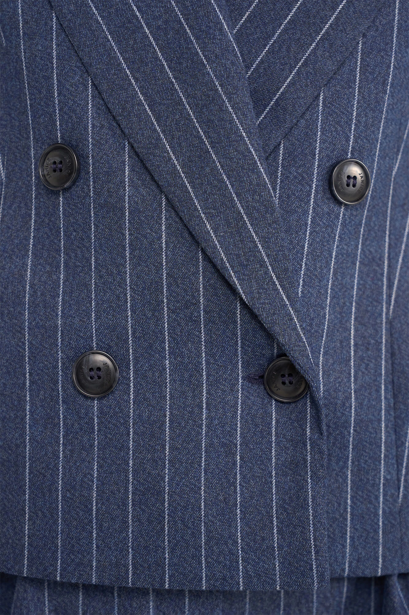 Blazer Dames Kort Stan Blauw Streep