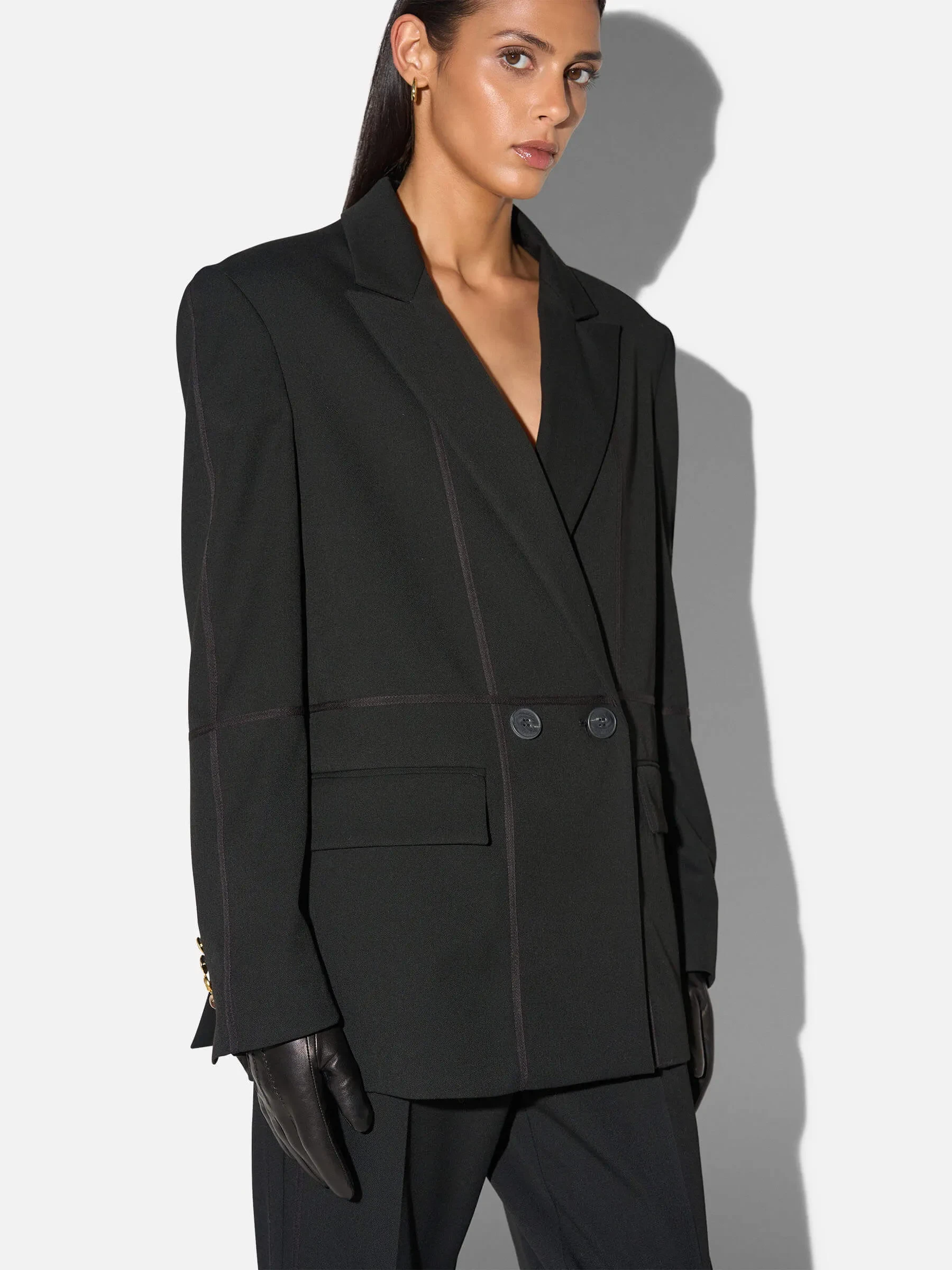 Blazer Dames Zwart Corset Jones