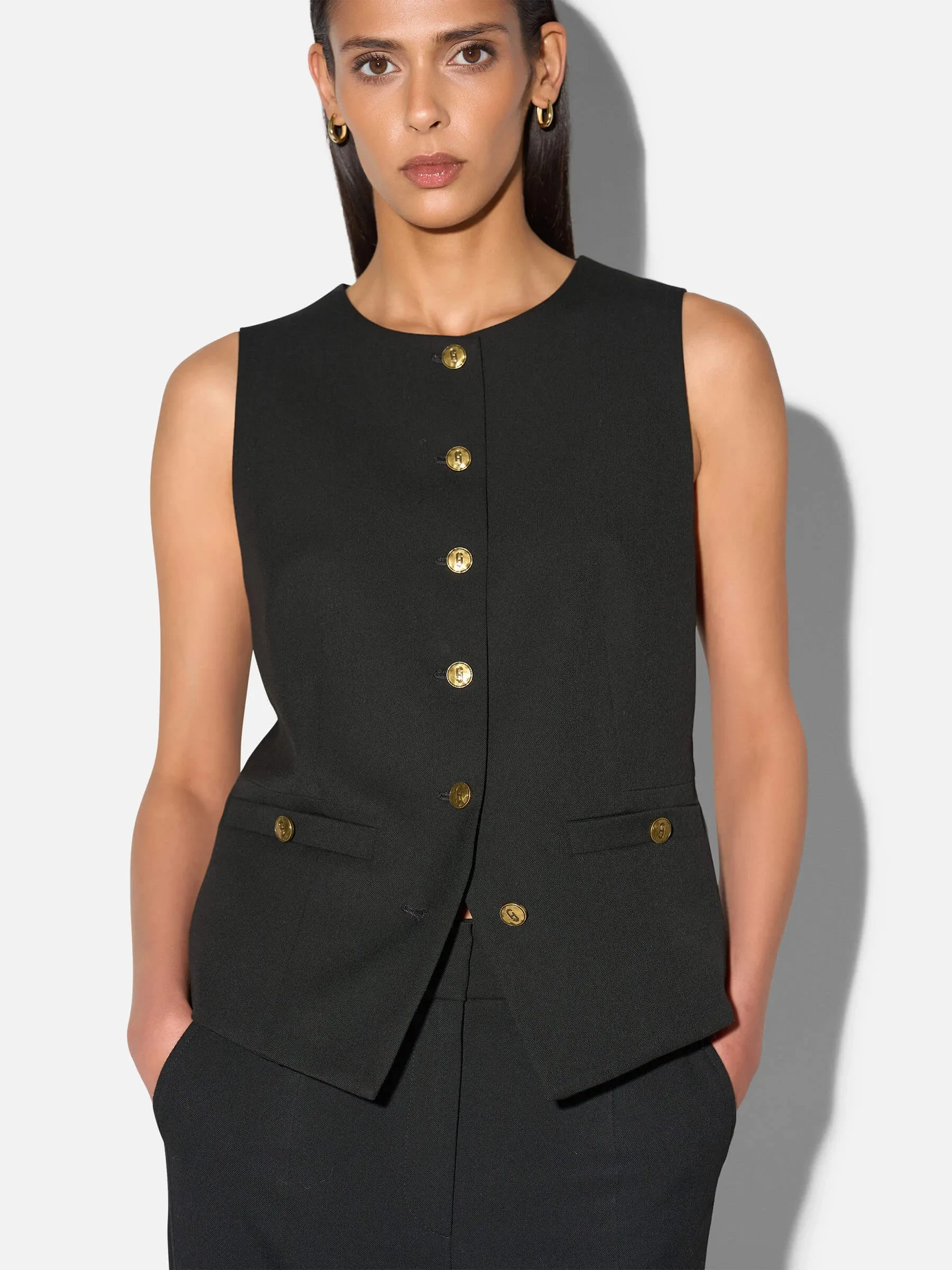 Blazer Vest Dames Zwart Samson