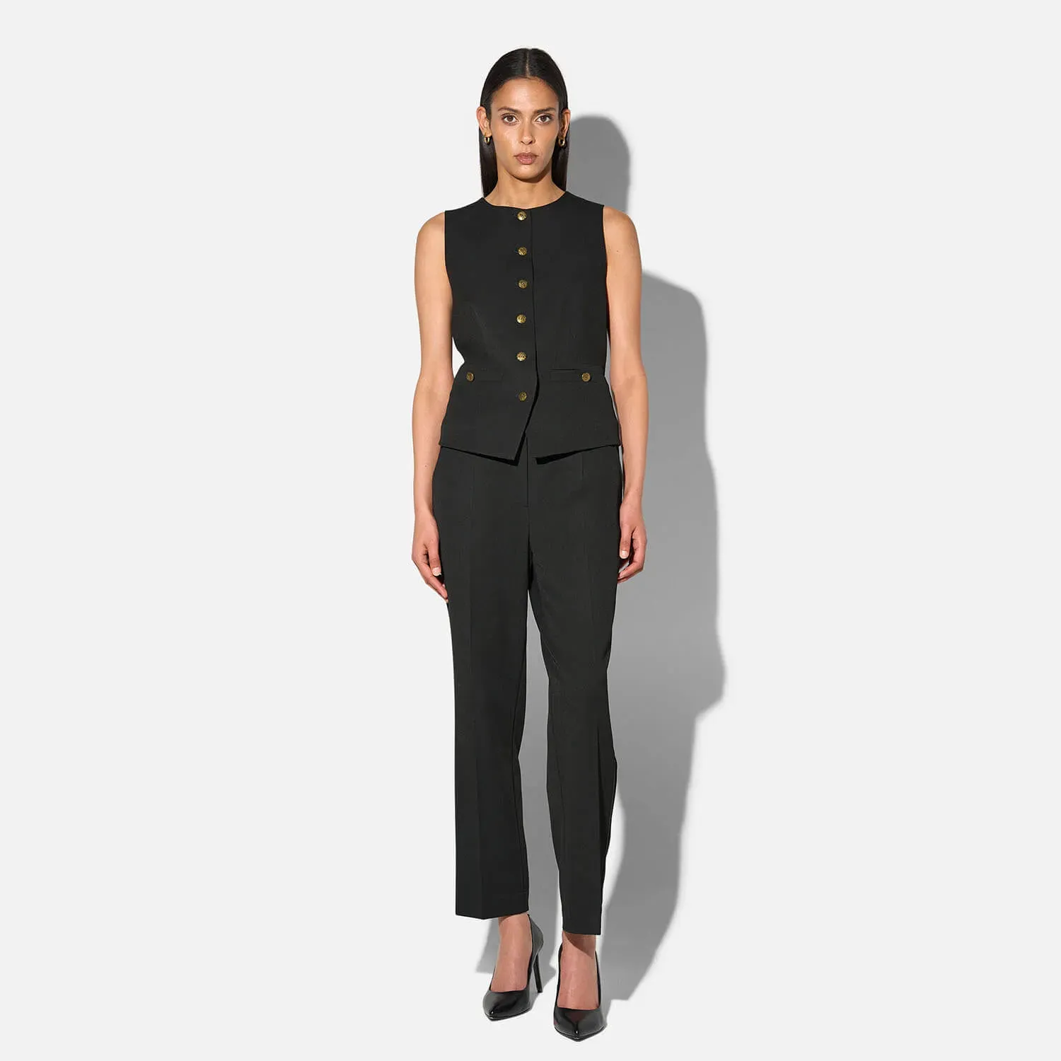 Blazer Vest Dames Zwart Samson