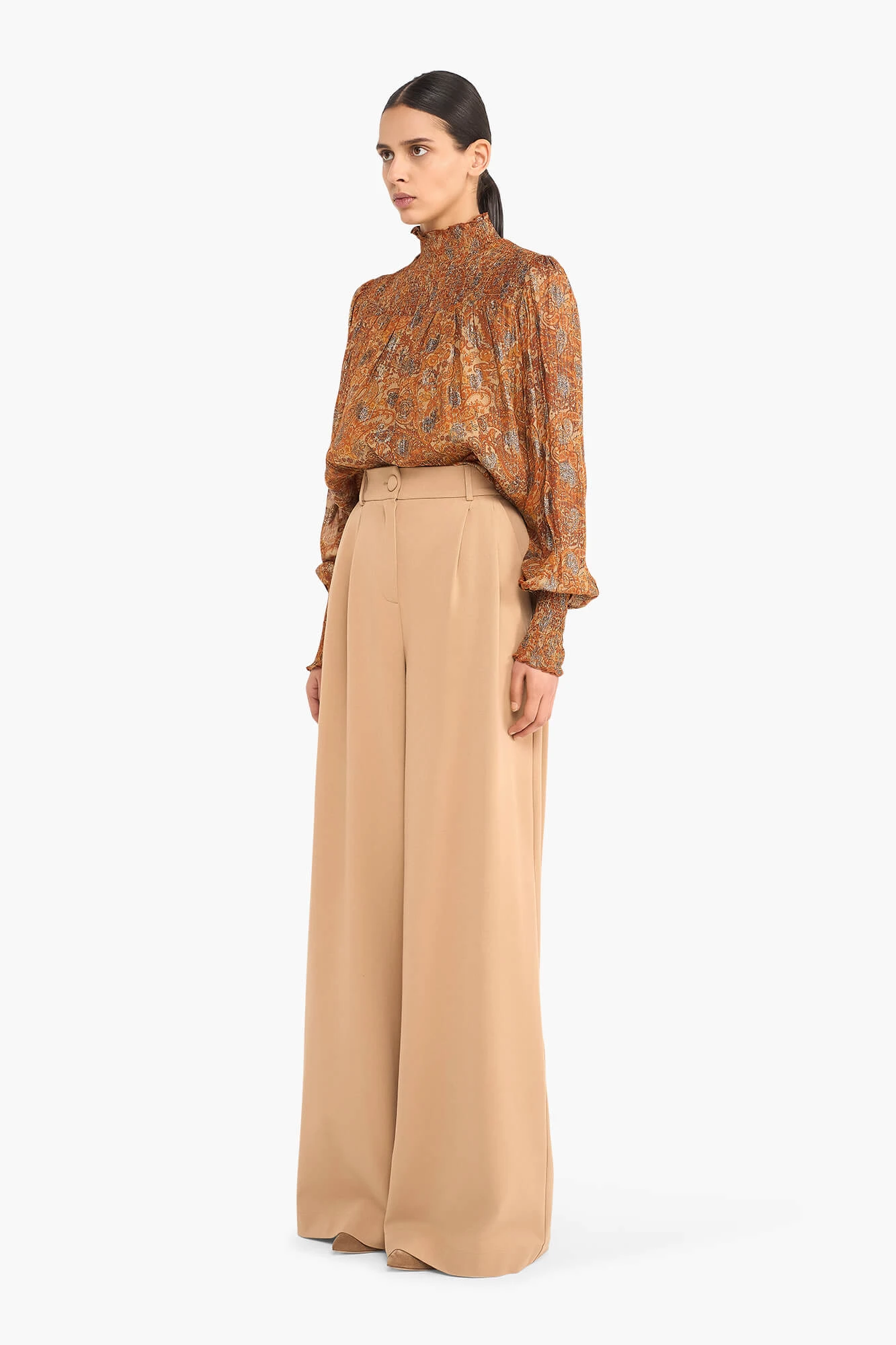 Blouse Dames Lurex Smog Hardy Paisley