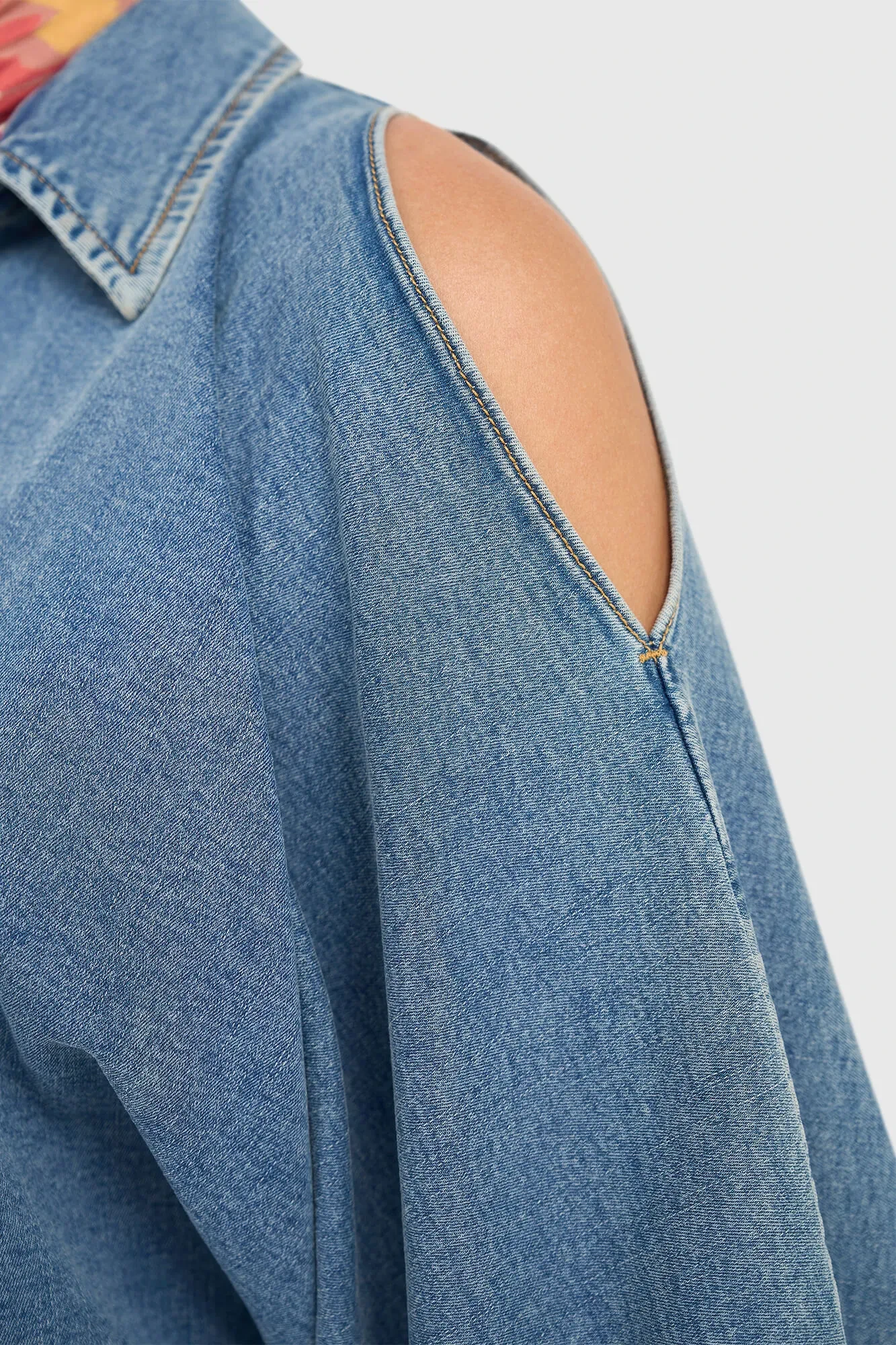 Blouse Dames Wijde Mouw Pof Stone 786