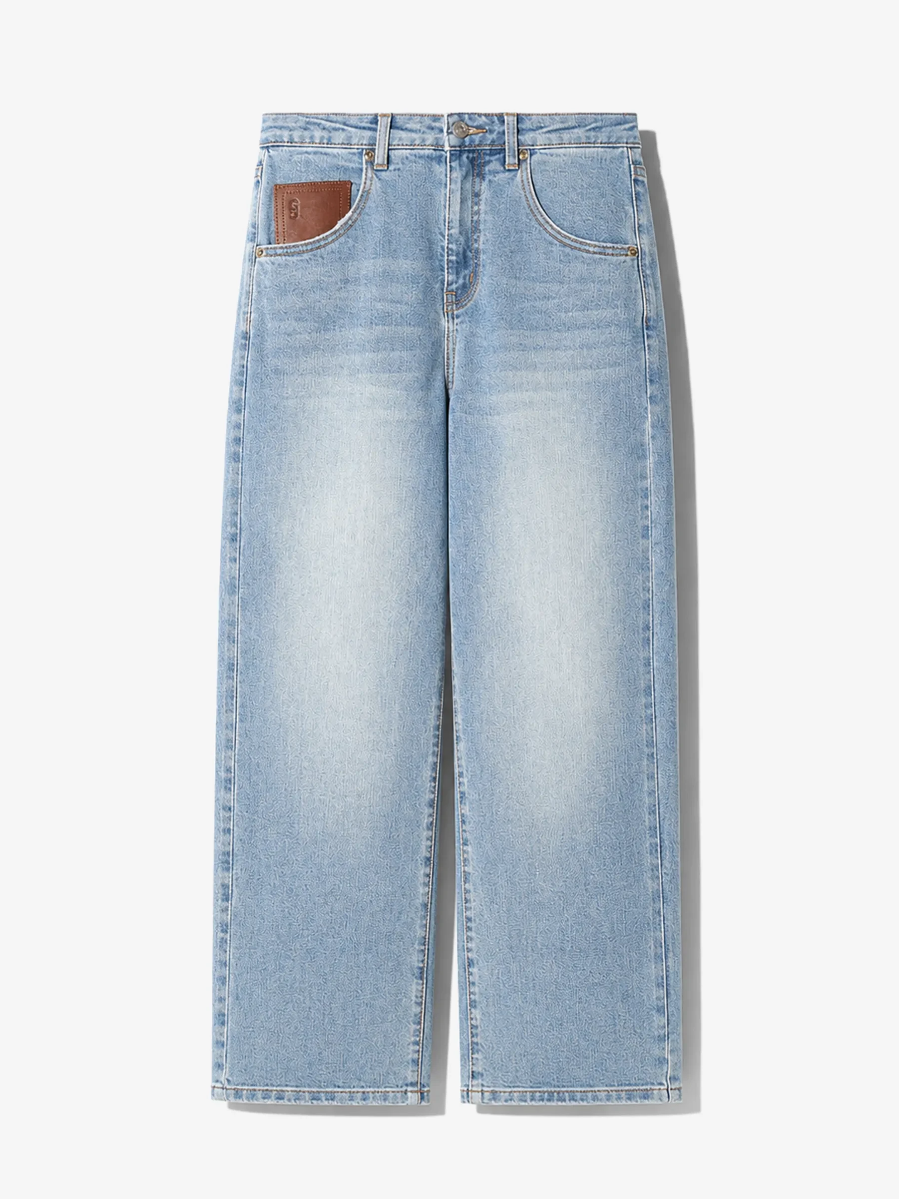 Boyfriend Jeans Dames Mid Rise Blauw Bailey 114 - eren