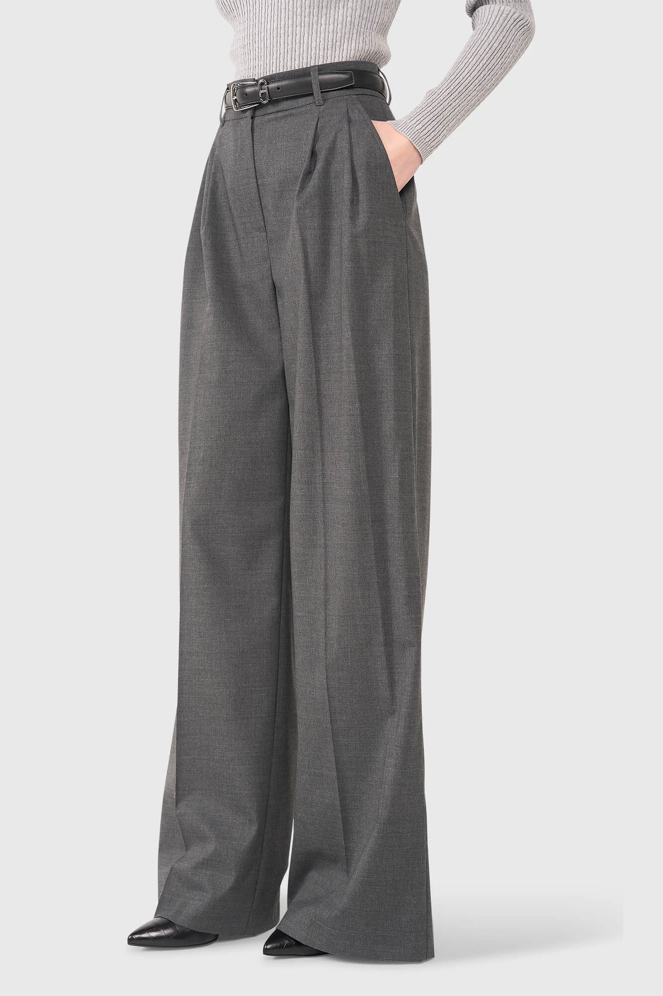 Dollar Pantalon Grijs