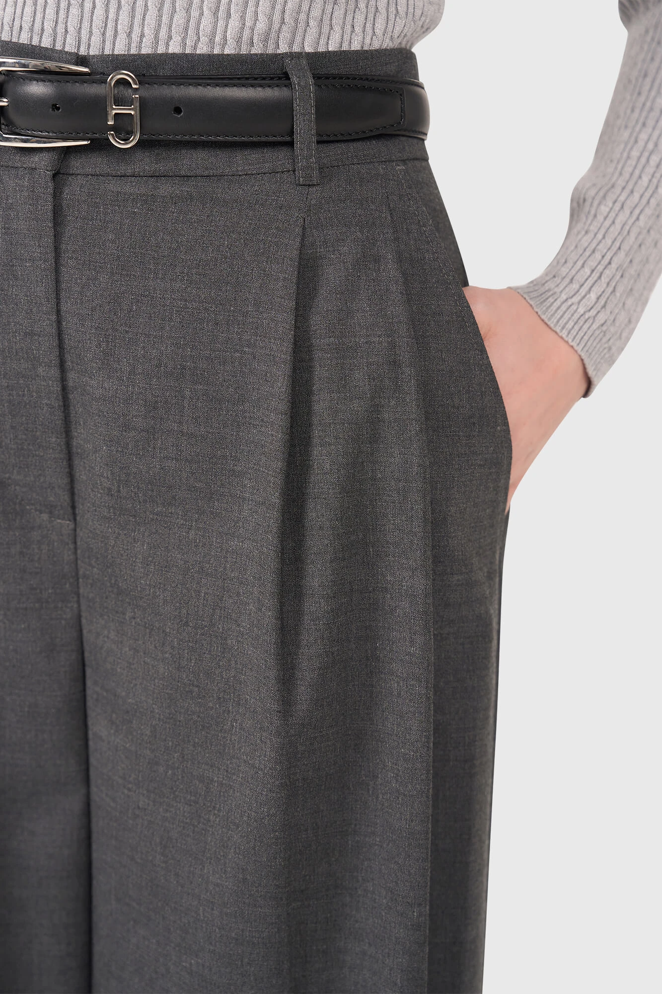 Dollar Pantalon Grijs