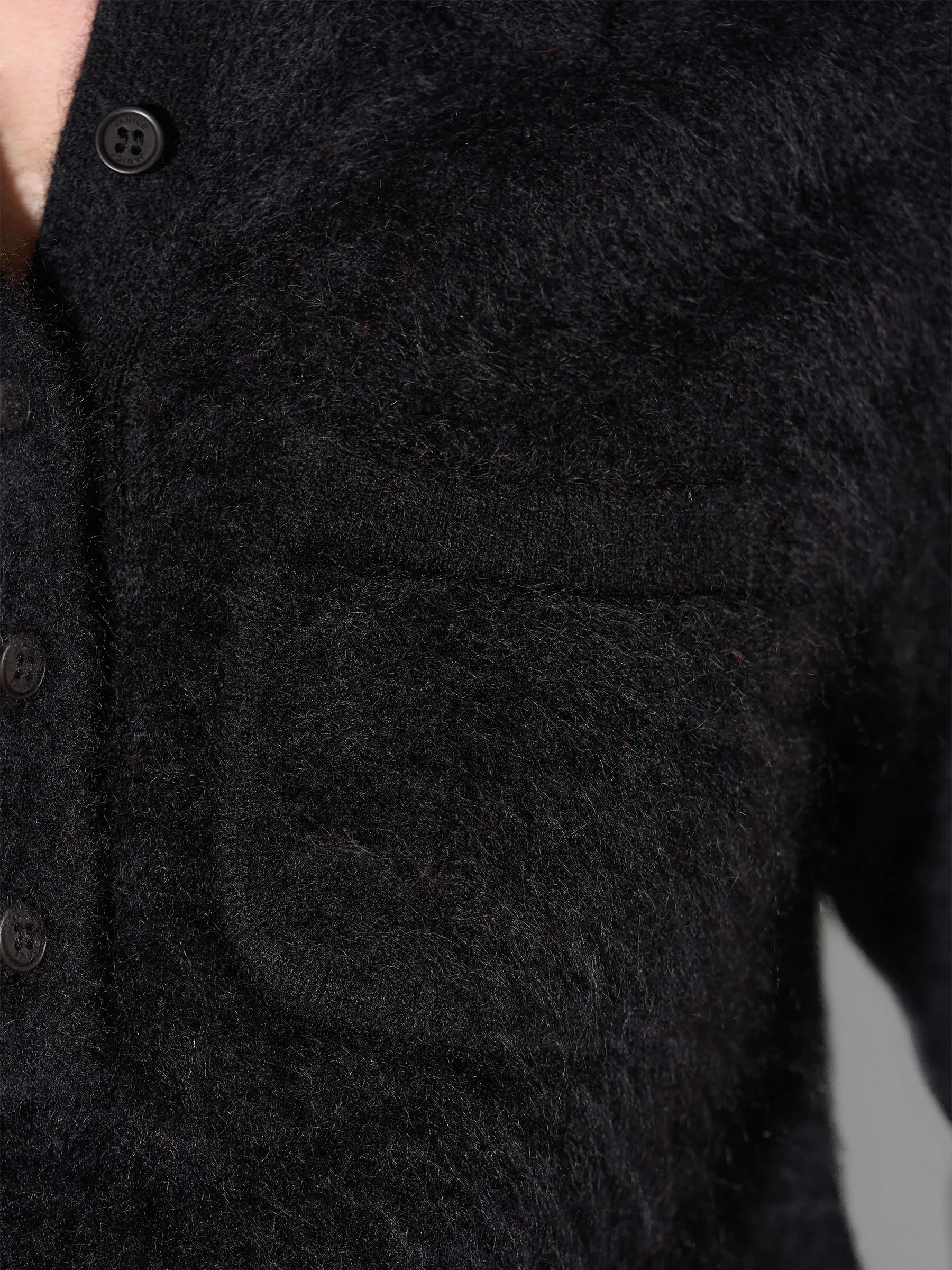 Brushed Cashmere Dames Polo Truitje Rebel Zwart