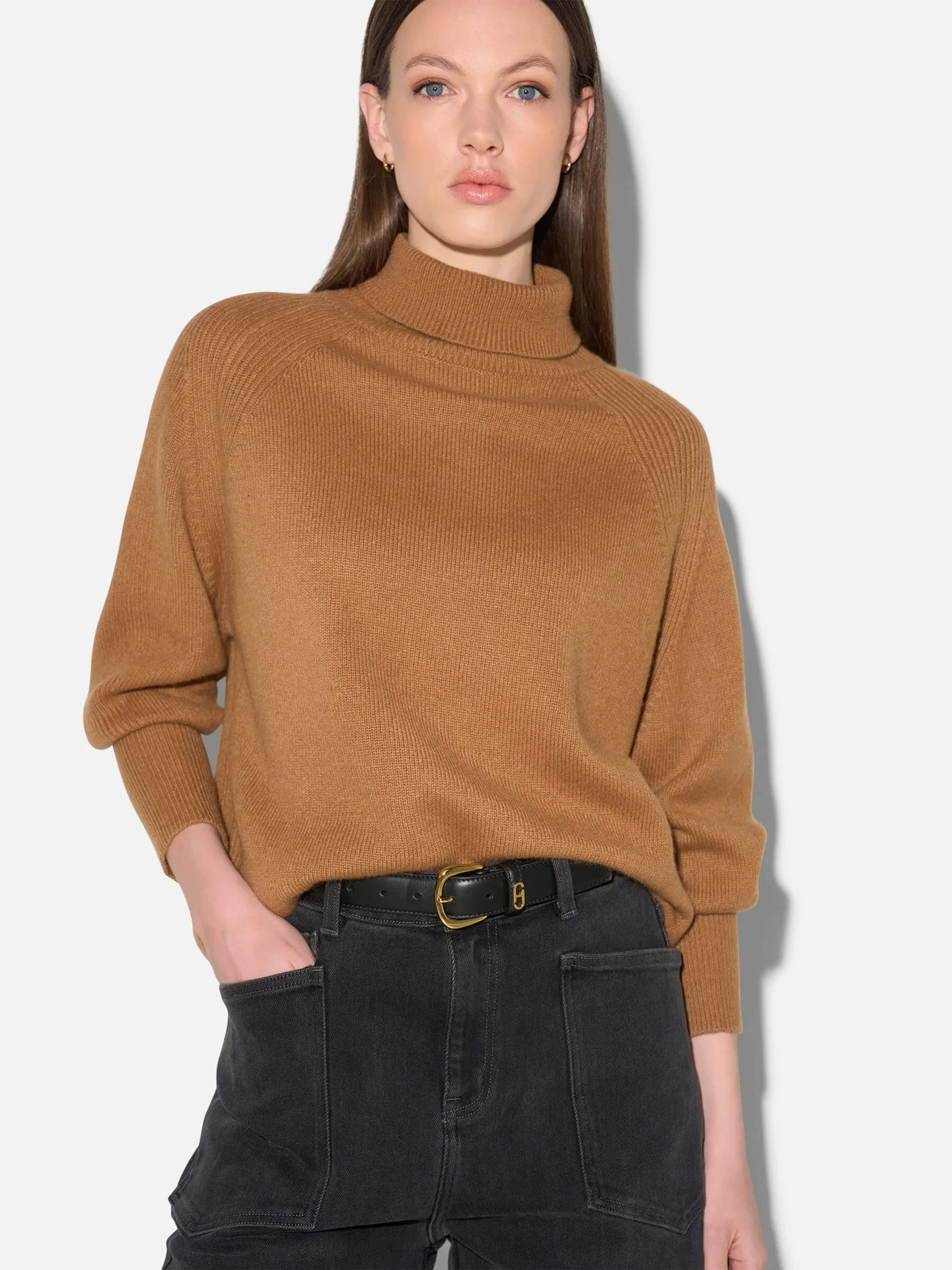 Camel Cashmere Dames Coltrui Dawsey