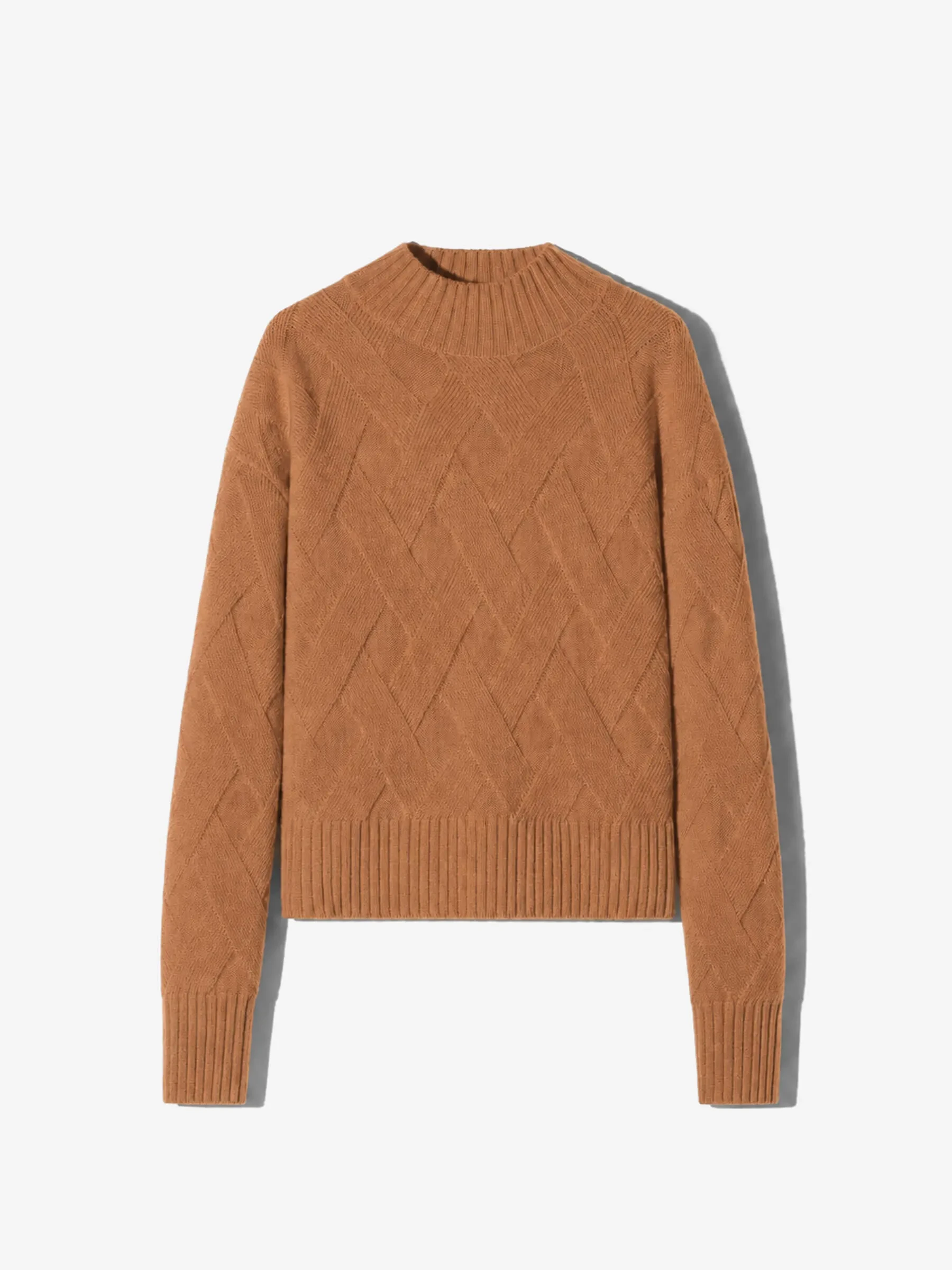 Camel Cashmere Dames Trui Taron