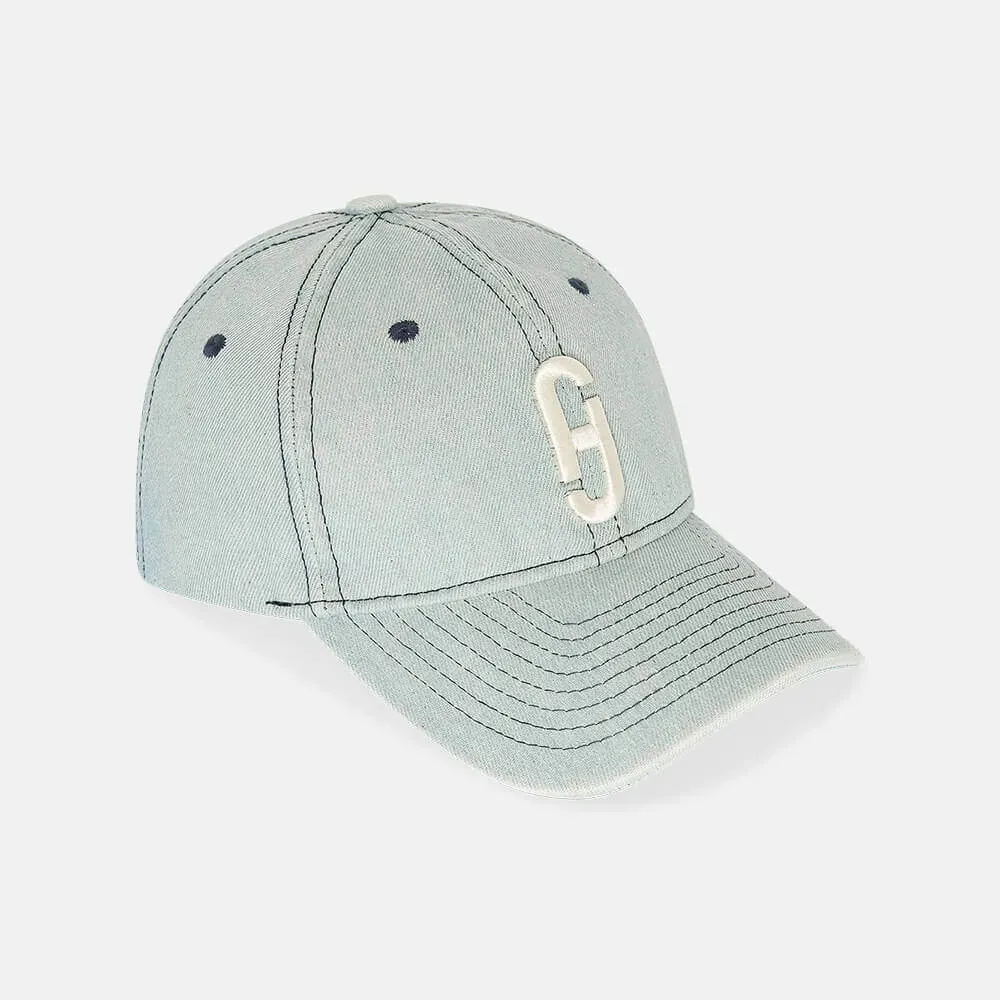 Cap Dames Logo Jeff Denim Blauw