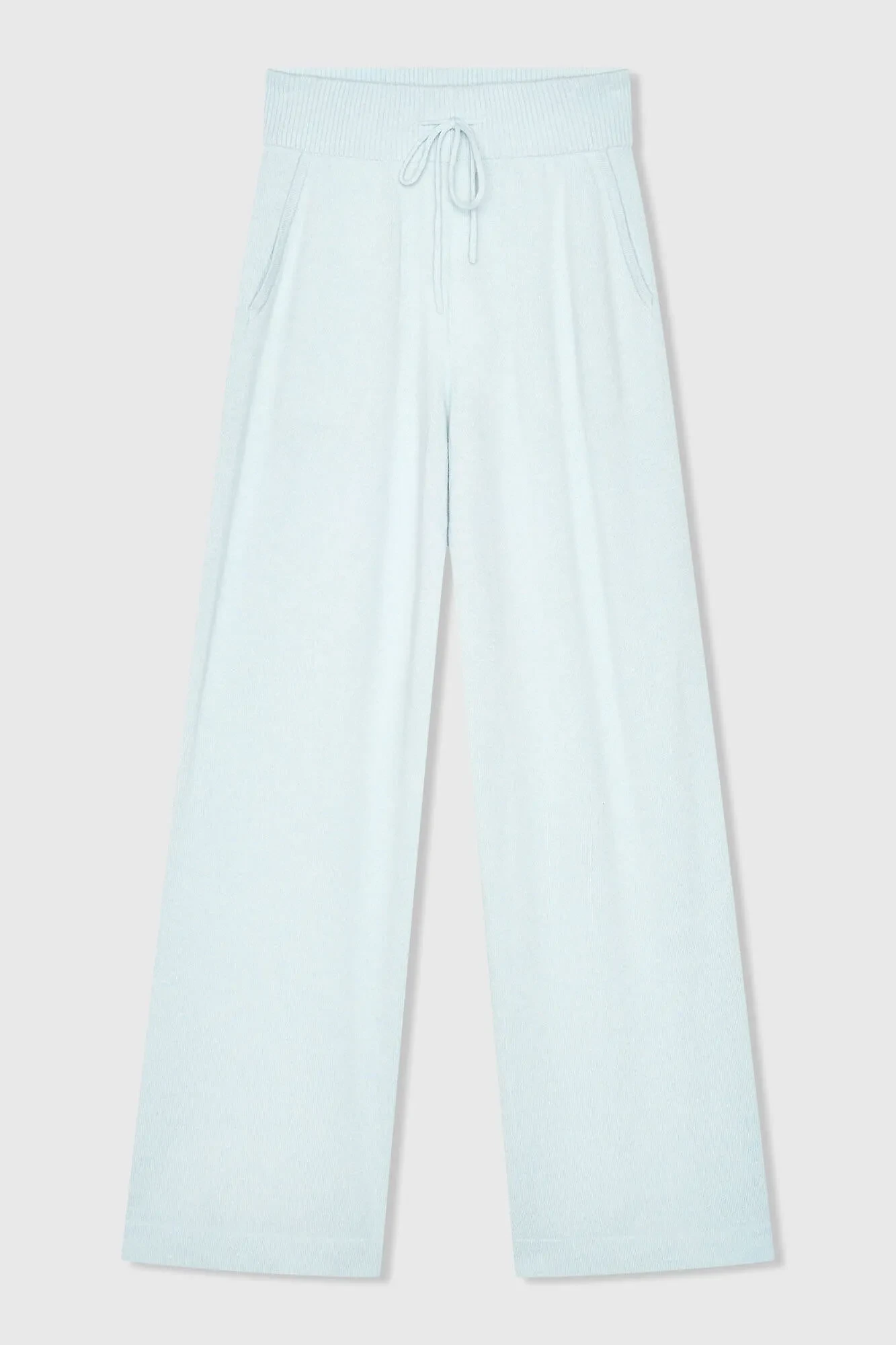 Cashmere Broek Wijde Pijp Dames Eldon Blauw