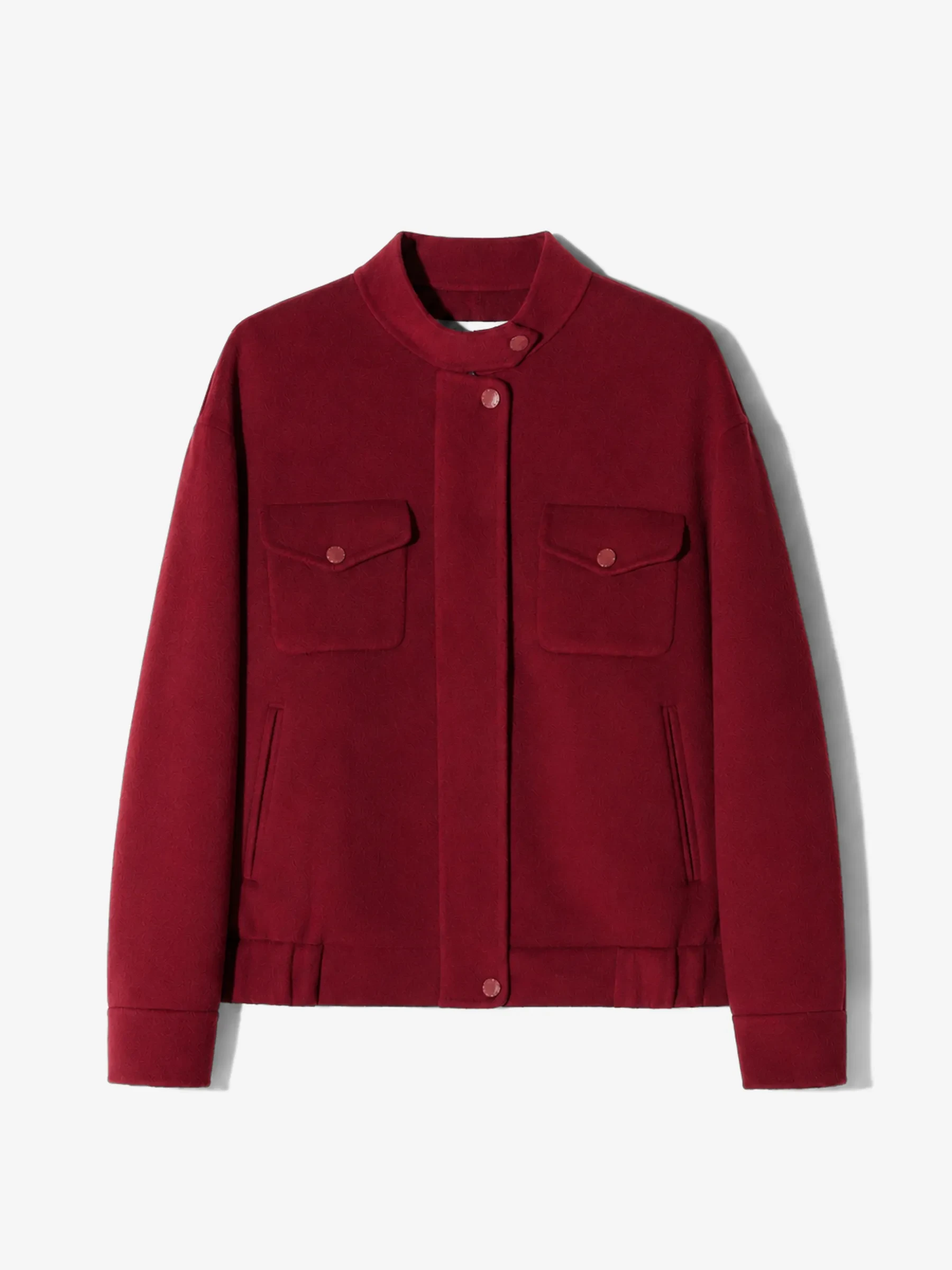 Cashmere Dames Jack Oversized Roan Burgundy