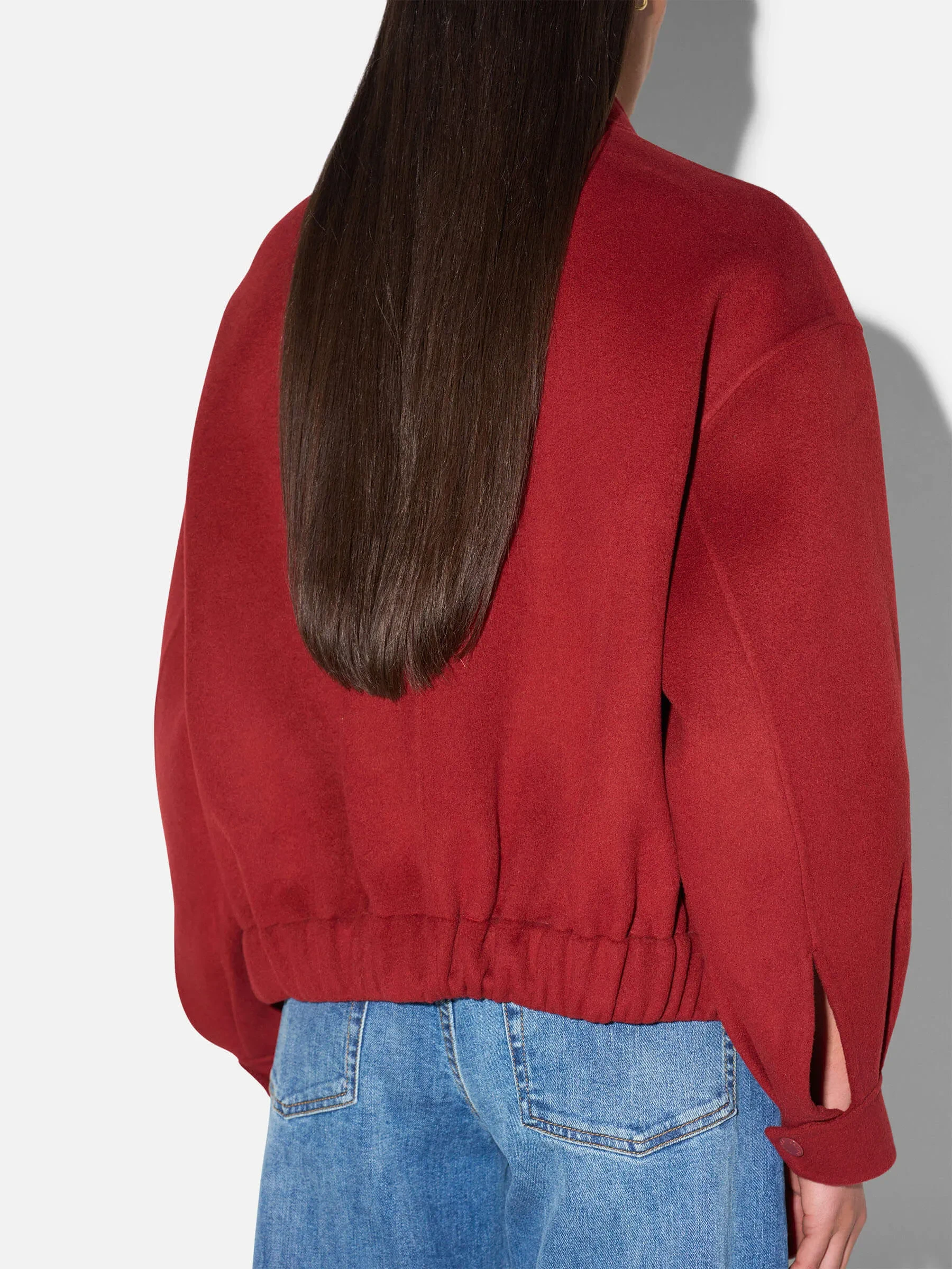 Cashmere Dames Jack Oversized Roan Burgundy
