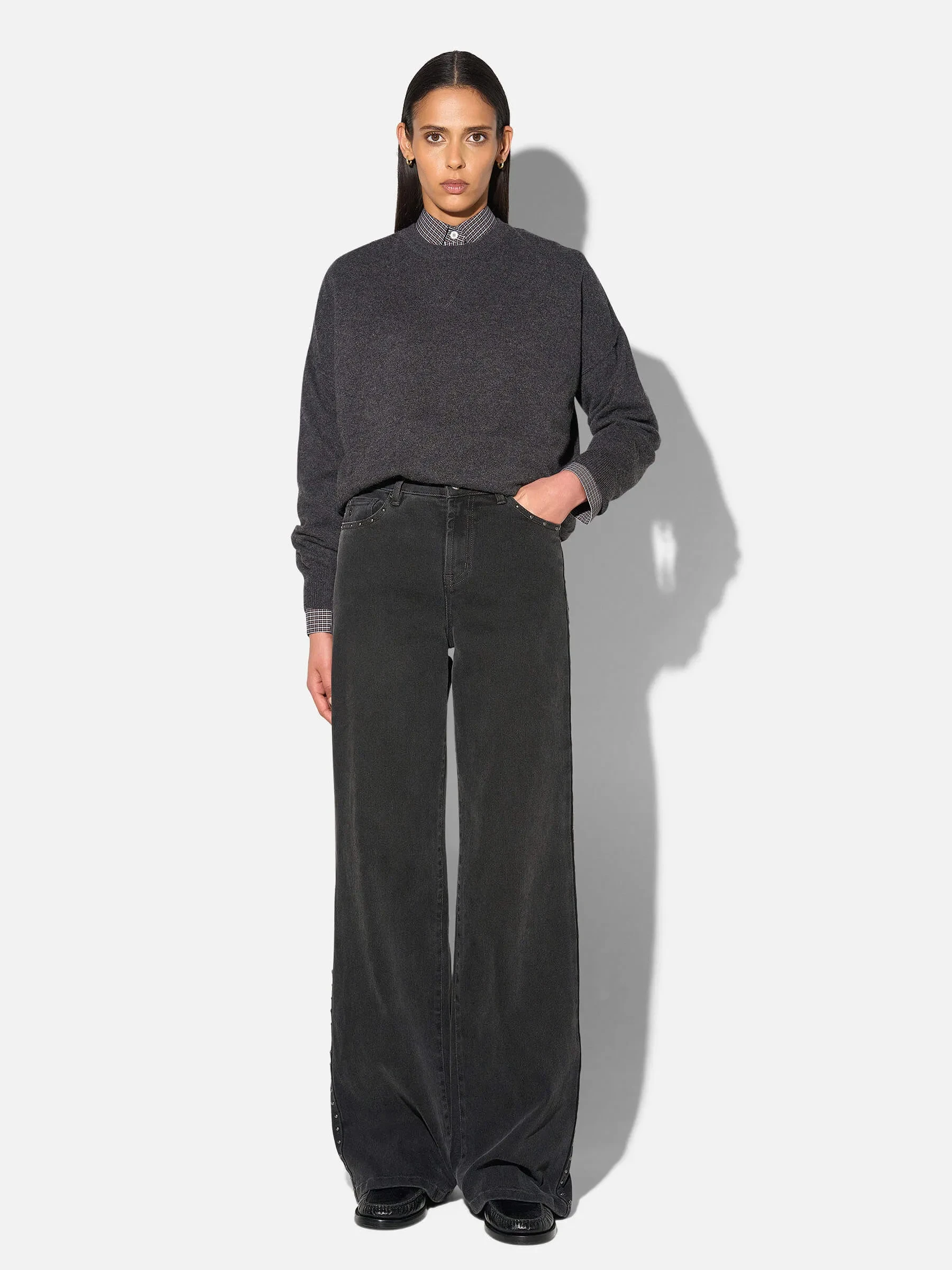 Cashmere Dames Trui Lewis Grijs