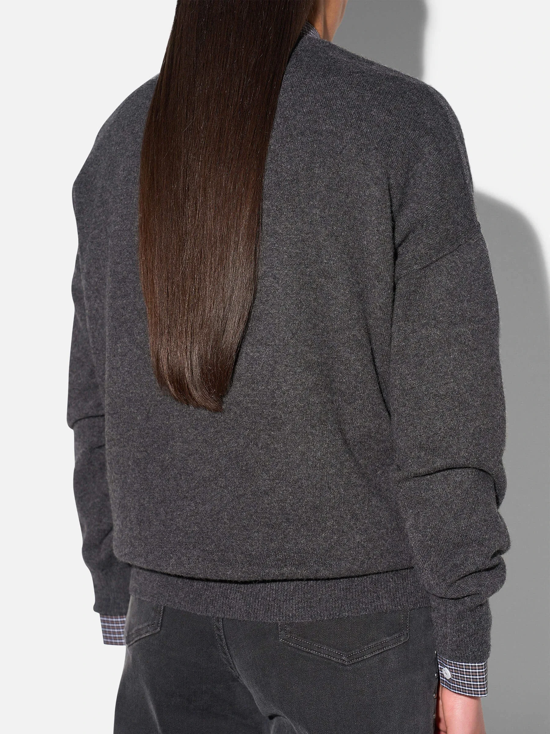 Cashmere Dames Trui Lewis Grijs