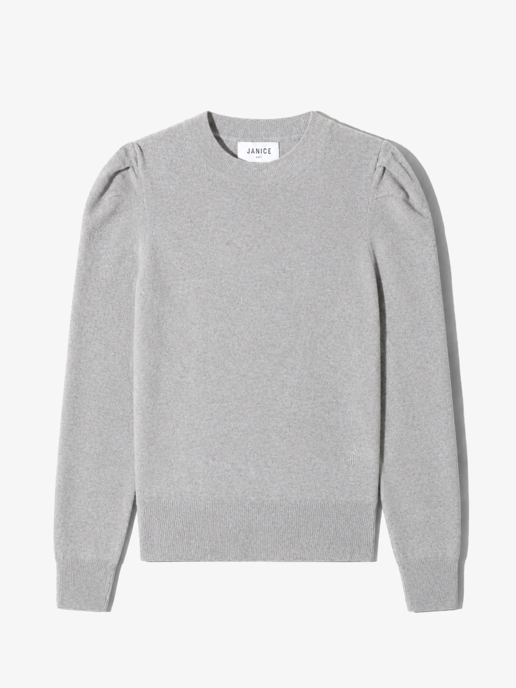 Cashmere Dames Trui Pofmouw Mave Grijs