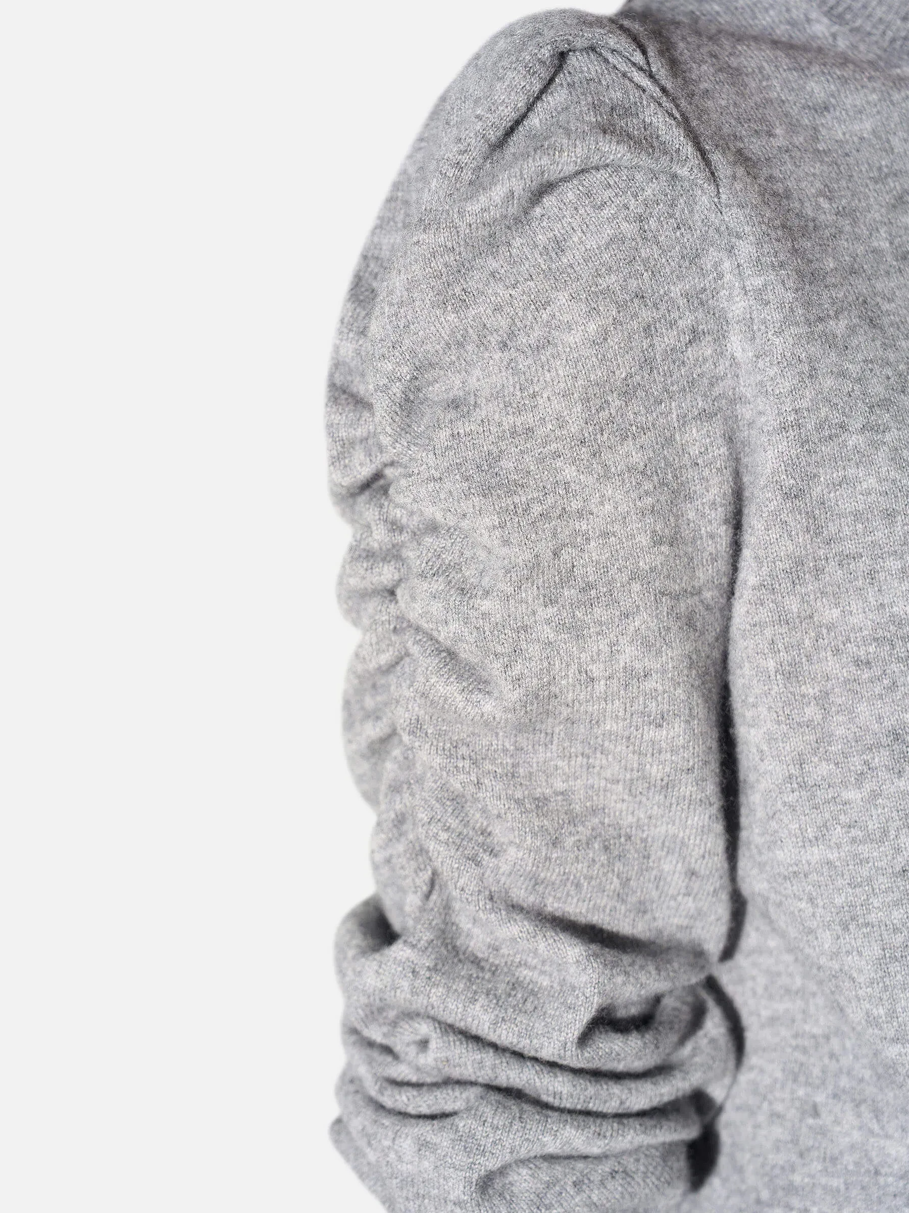 Cashmere Dames Trui Pofmouw Mave Grijs