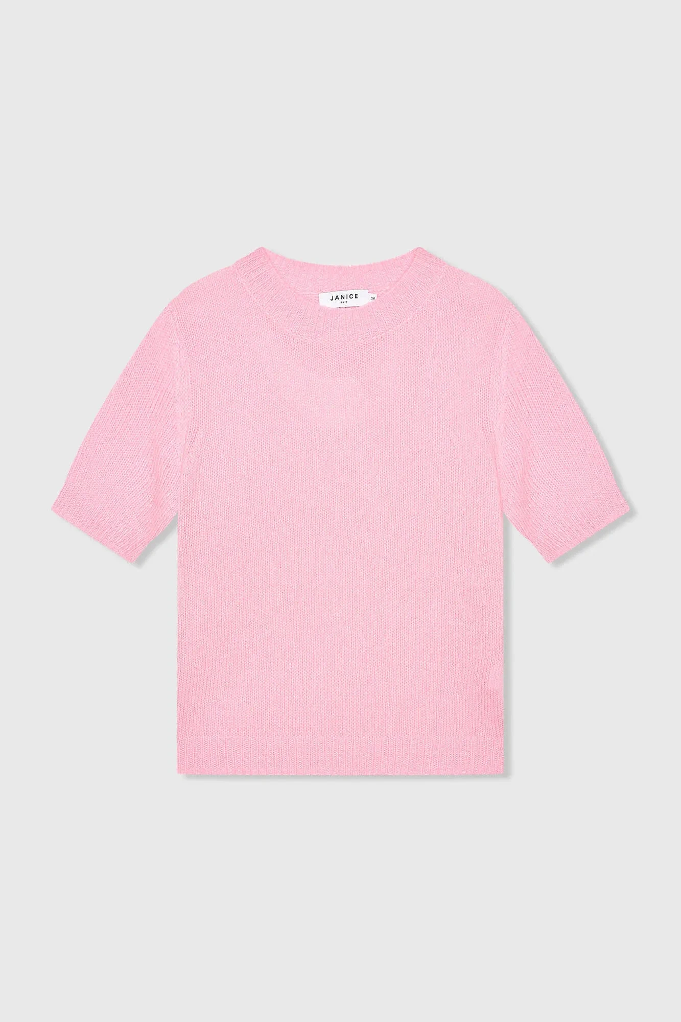 Cashmere Dames Truitje Korte Mouw Roze Eloi