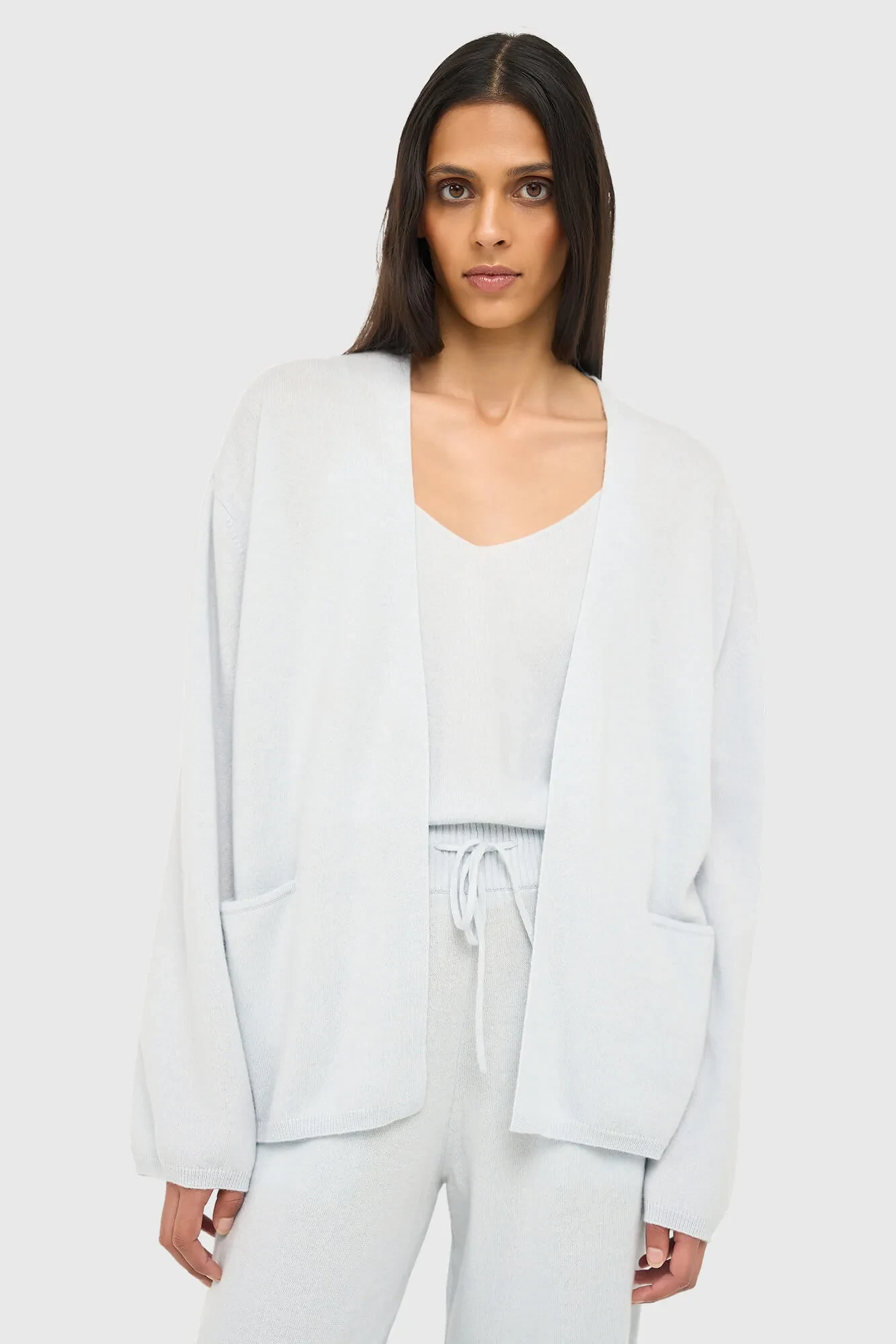 Cashmere Dames Vest Blade Blauw