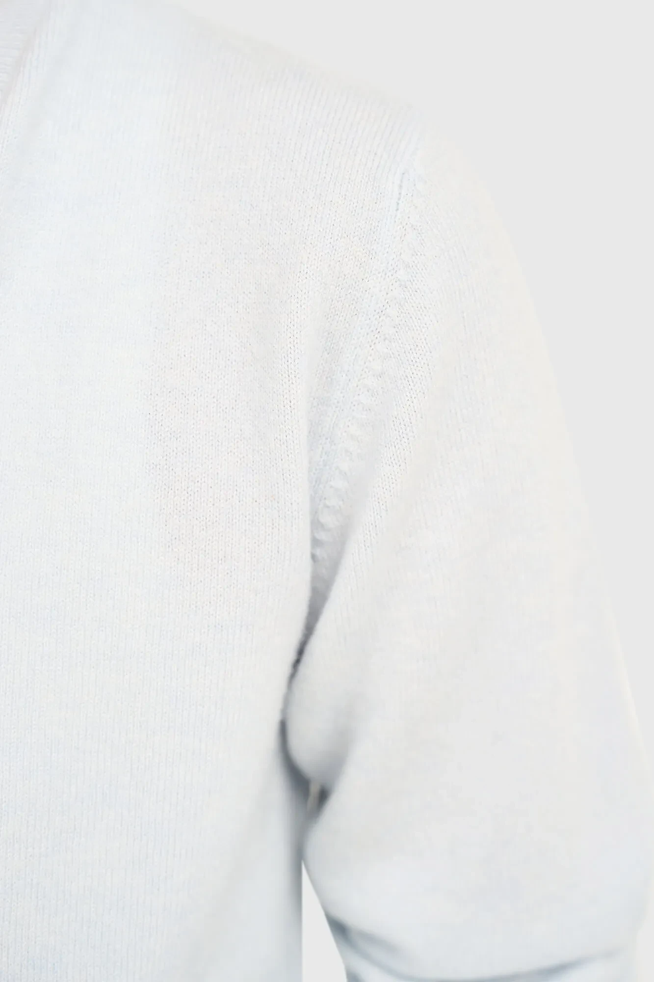 Cashmere Dames Vest Licht Blauw Lucas