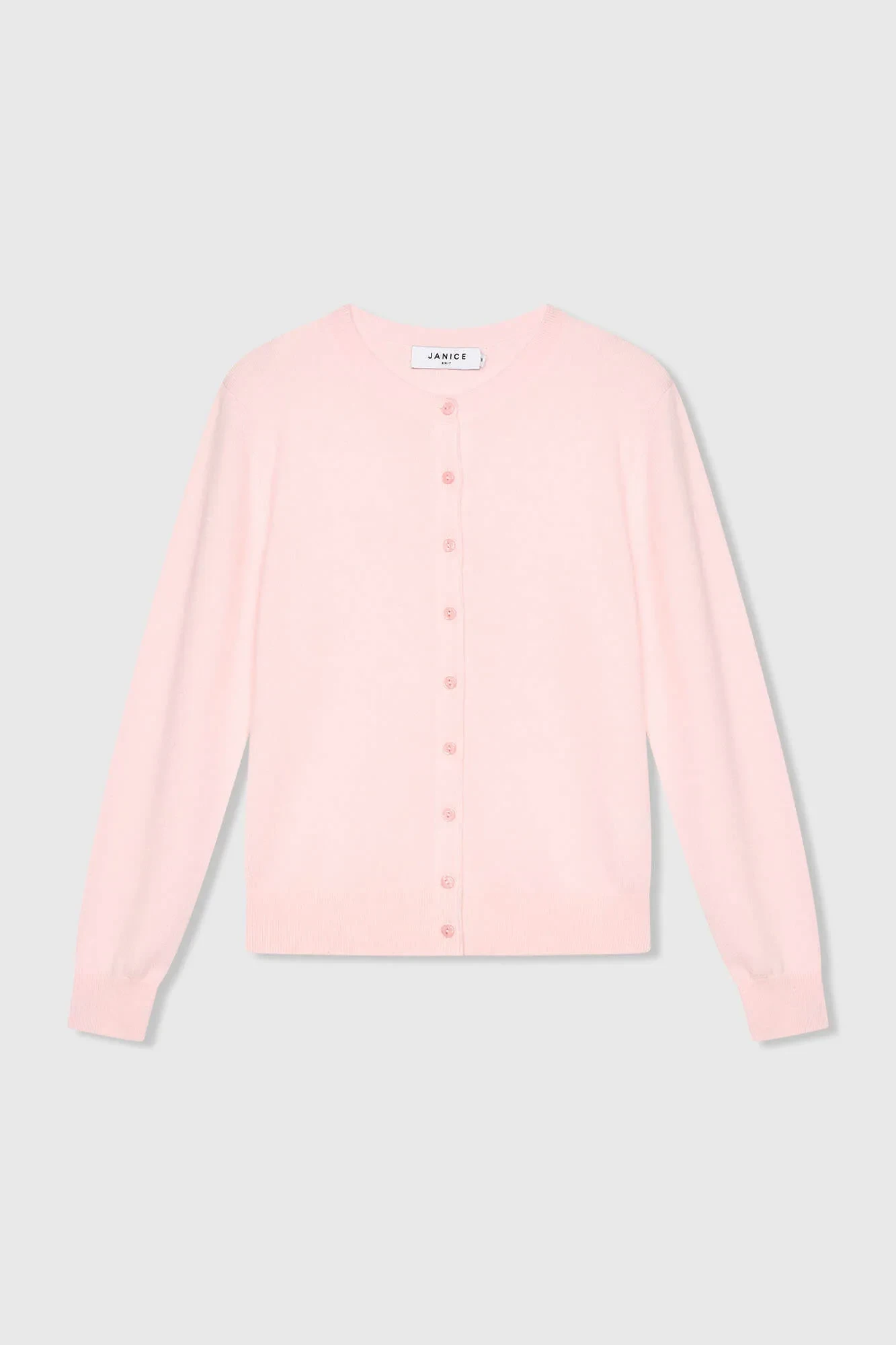 Cashmere Dames Vest Roze Lucas