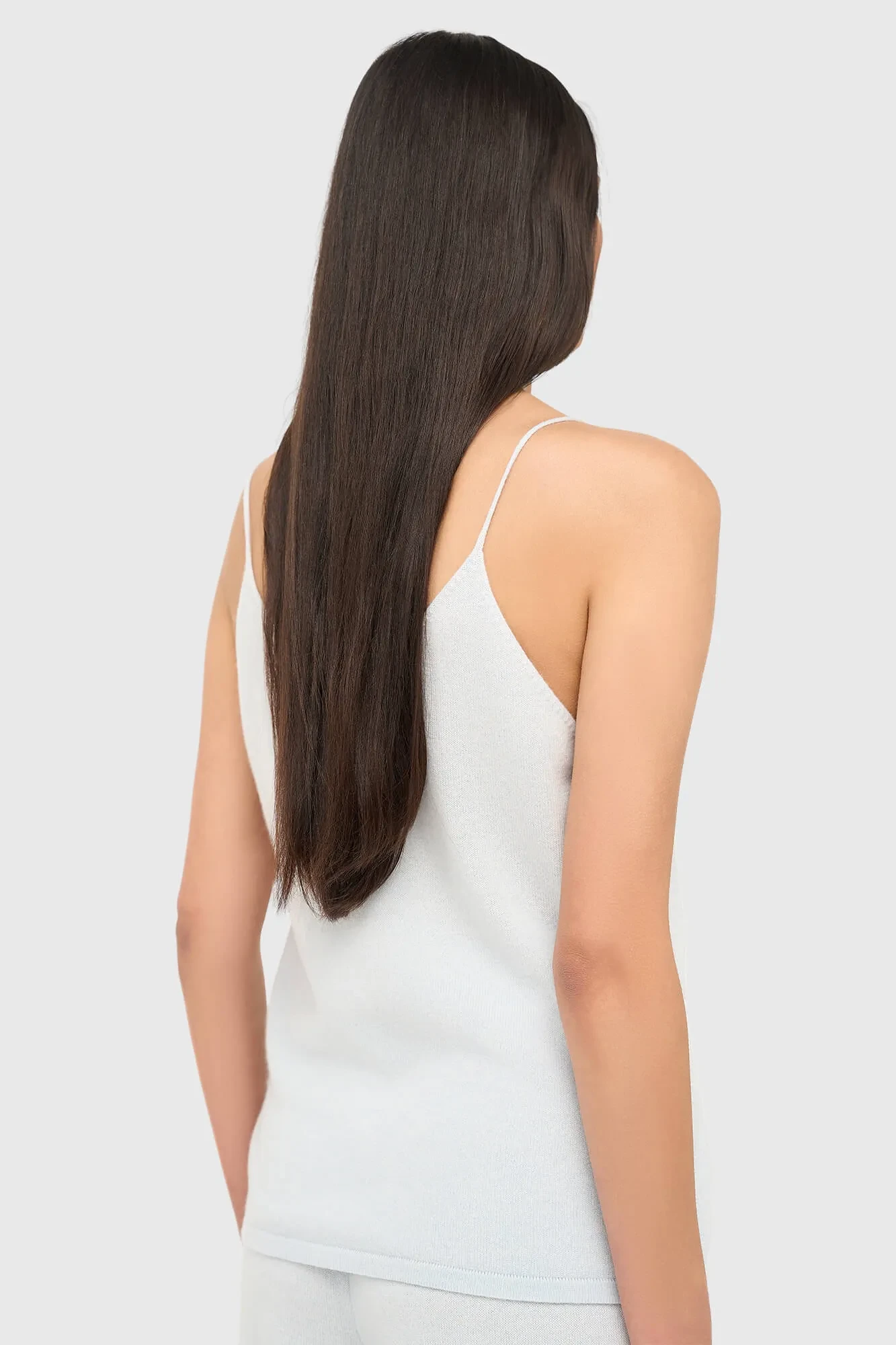 Cashmere Gebreide Tanktop Blane Blauw