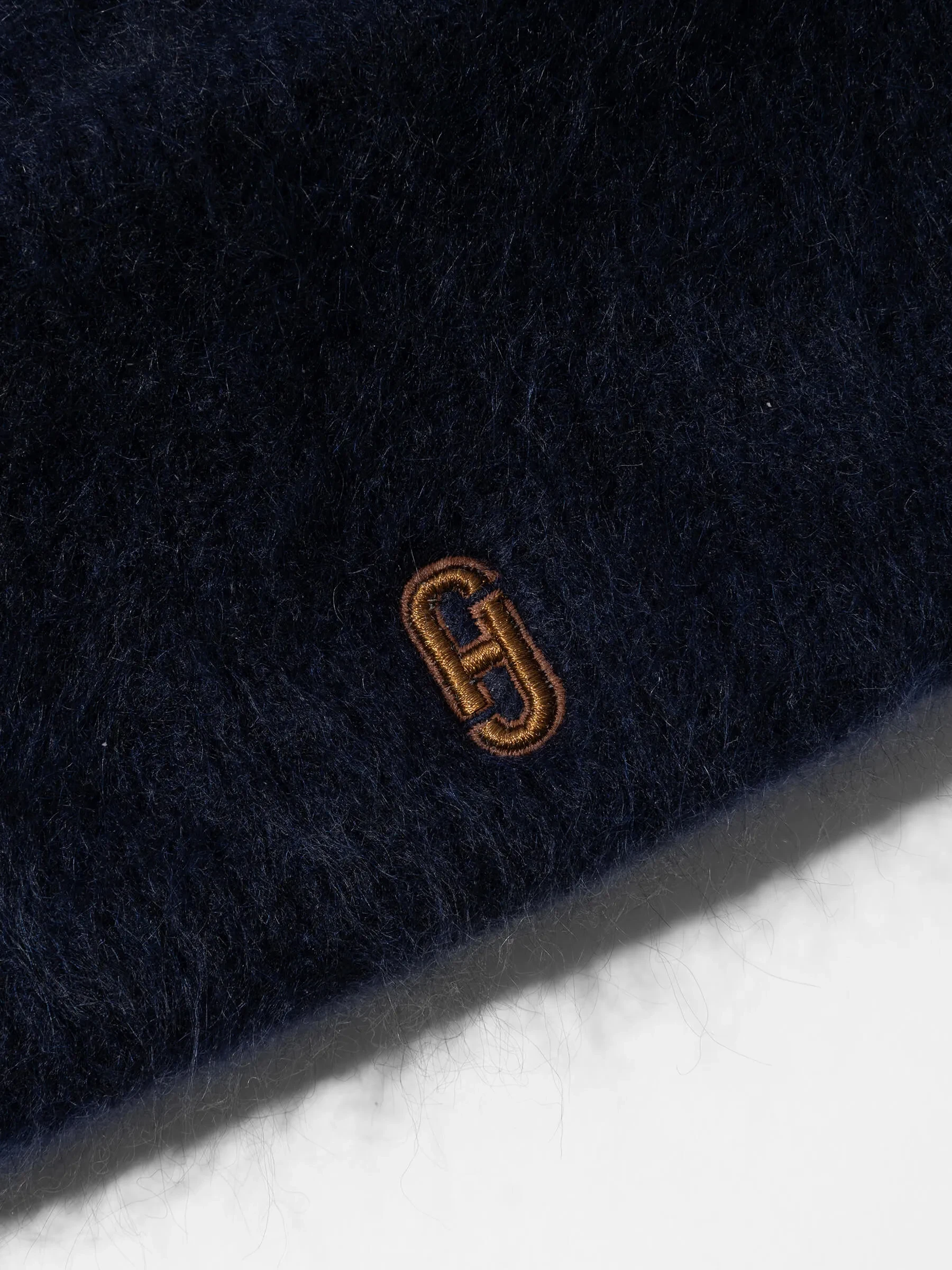 Cashmere Muts Brushed Jett Donker Blauw