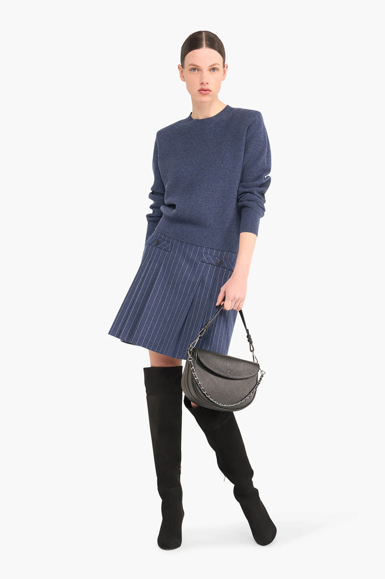 Cashmere Trui Dames Barron Blauw