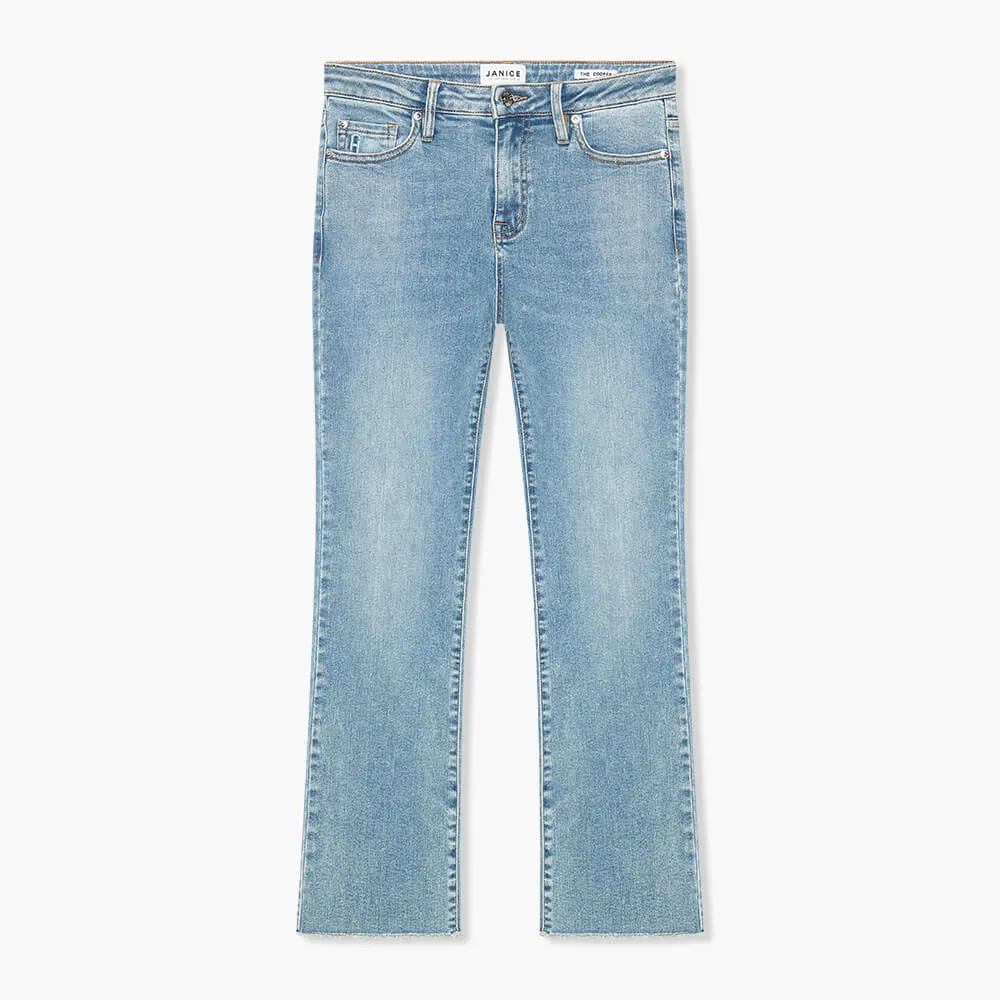 Cooper Jeans Kick Flared Blauw 117