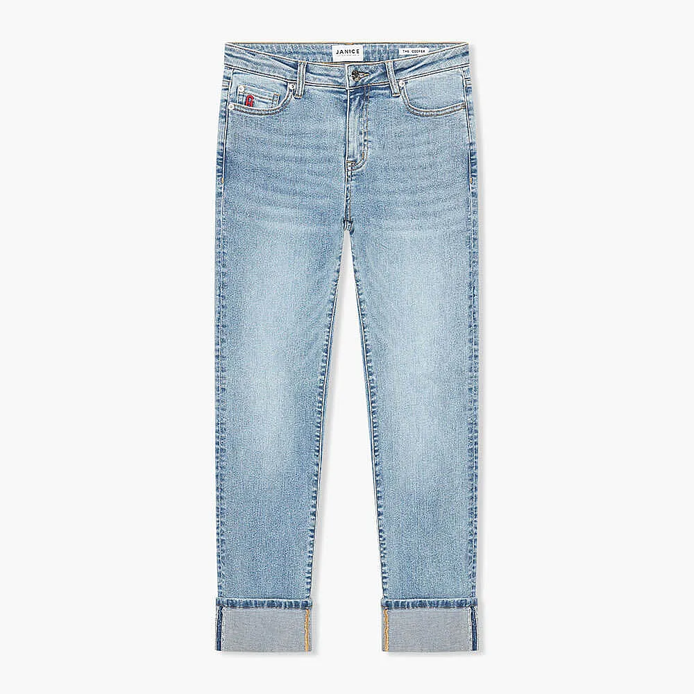 Cooper Jeans Turnup Blauw 435