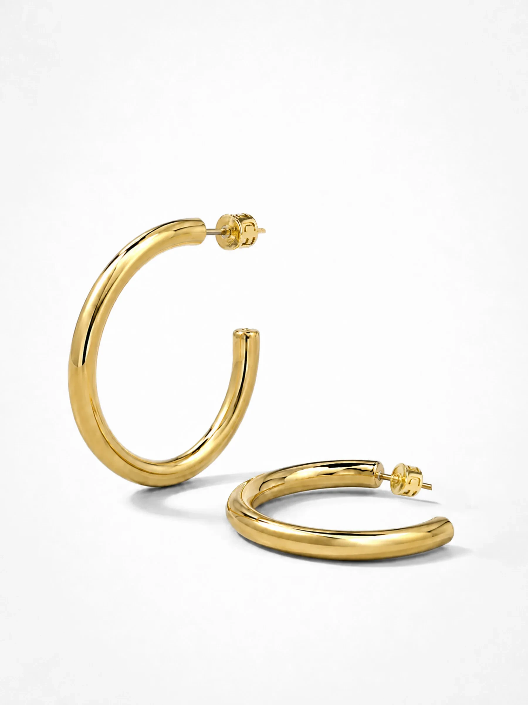 Gouden Oorbellen Hoops Creolen Harlem Large
