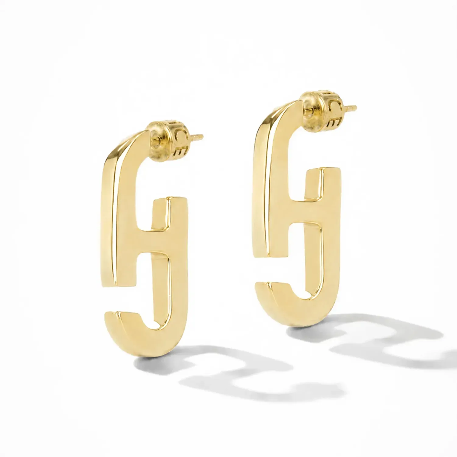 Gouden Oorbellen Stekers Studs Trophy Large