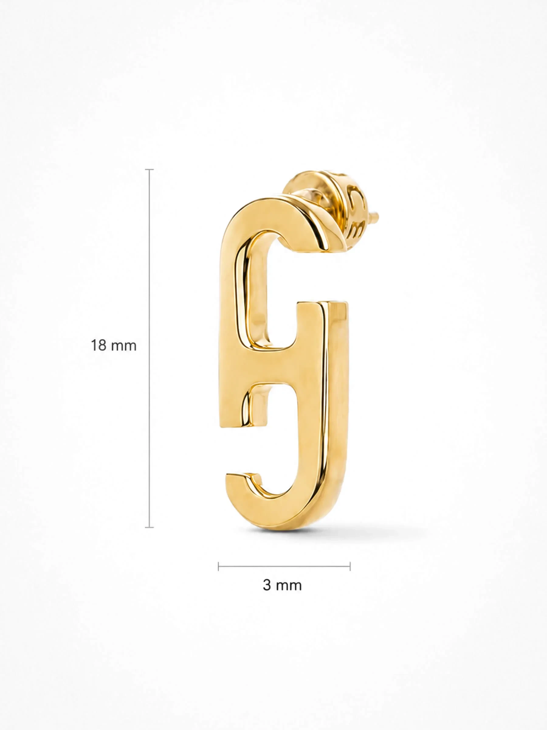 Gouden Oorbellen Stekers Studs Trophy Small