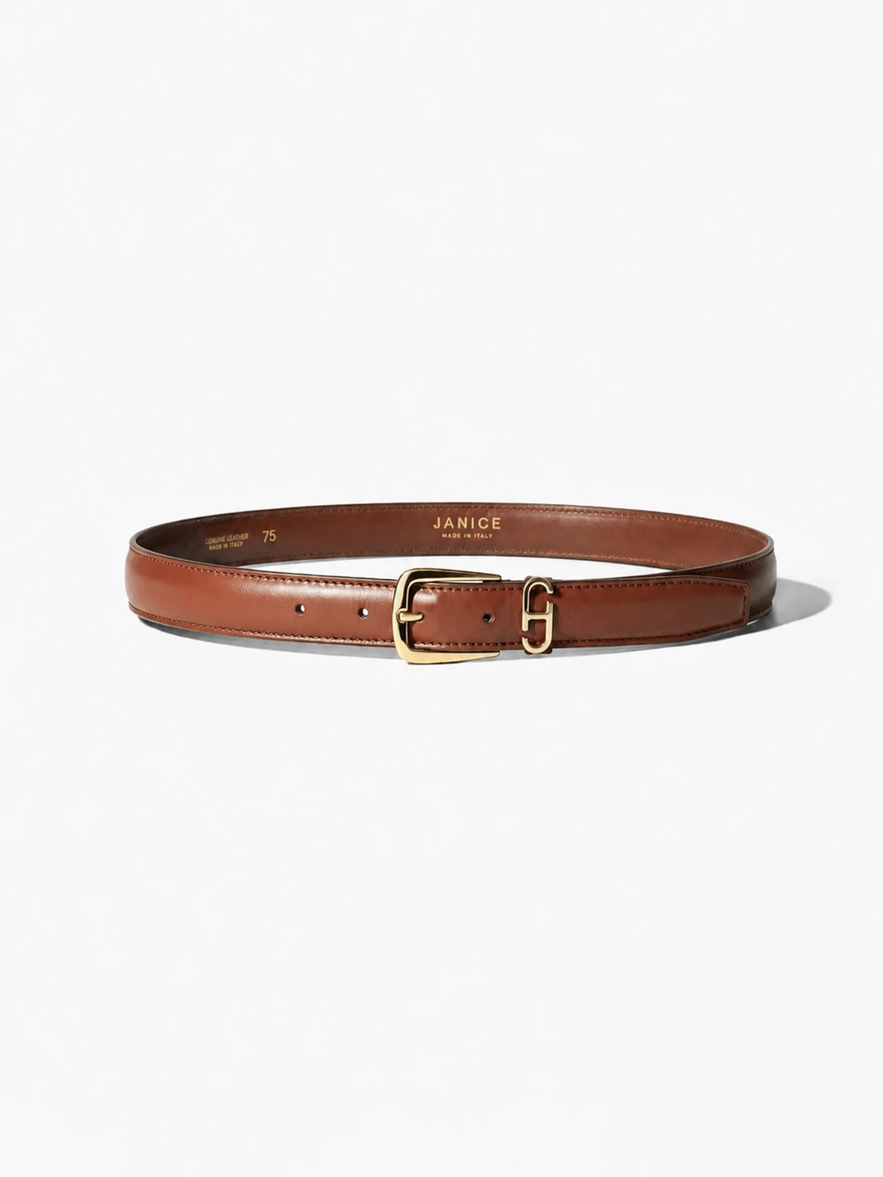 Riem Leer Dames Tabacco Colby Goud