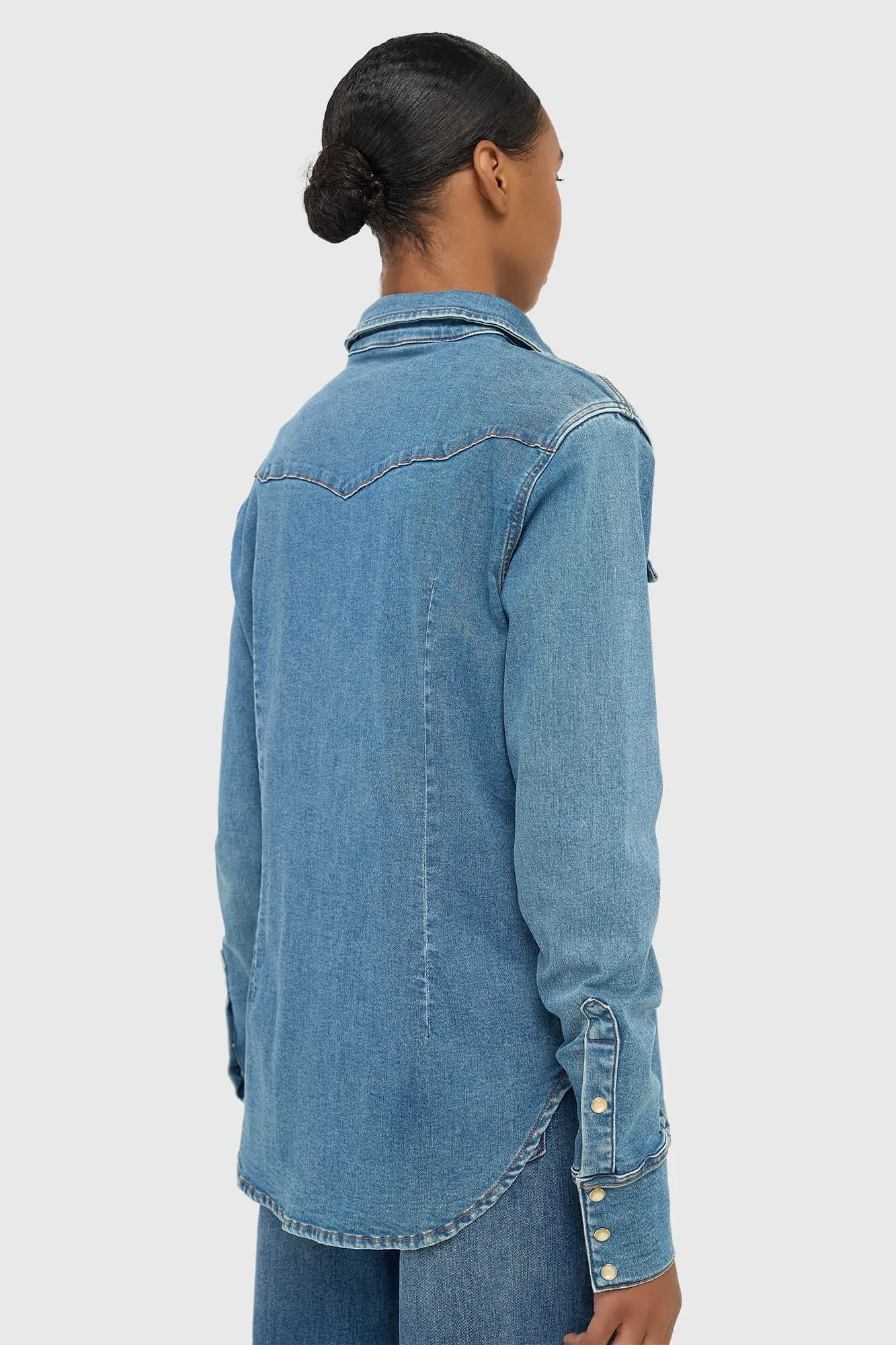 Denim Blouse Dames Stretch Levi 379