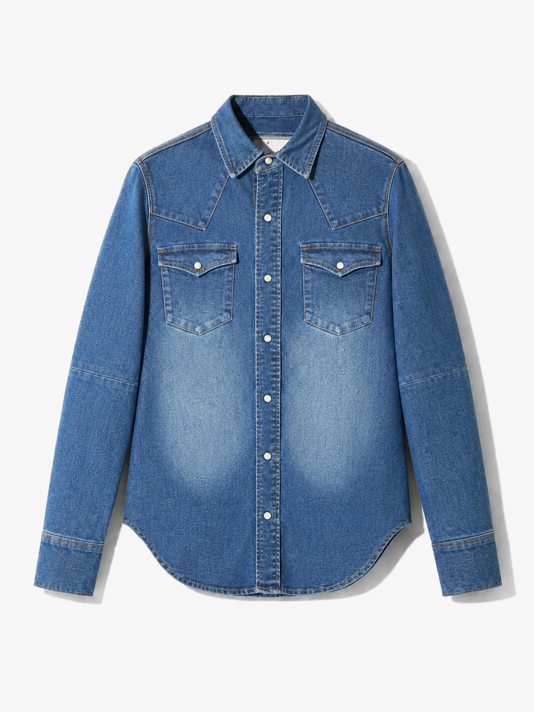 Denim Blouse Dames Stretch Levi Blauw 357
