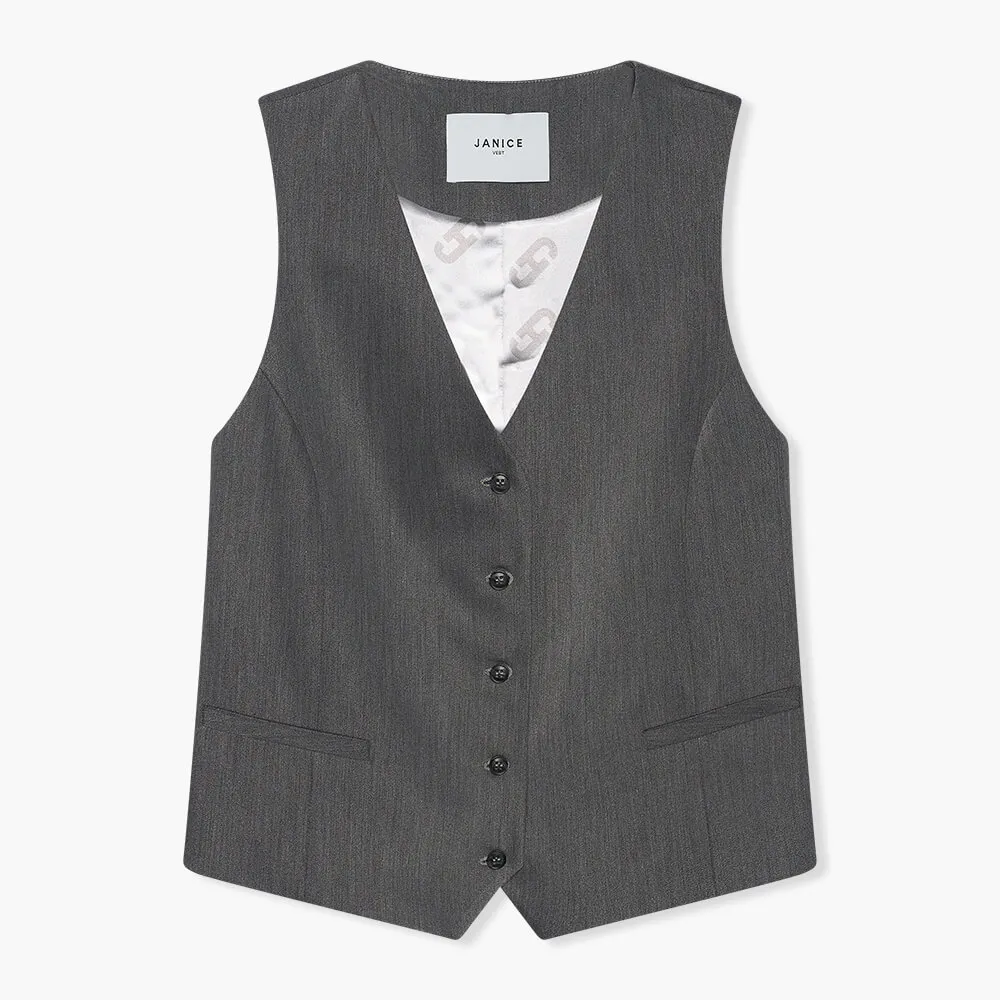 Gilet Dames Dave Grijs