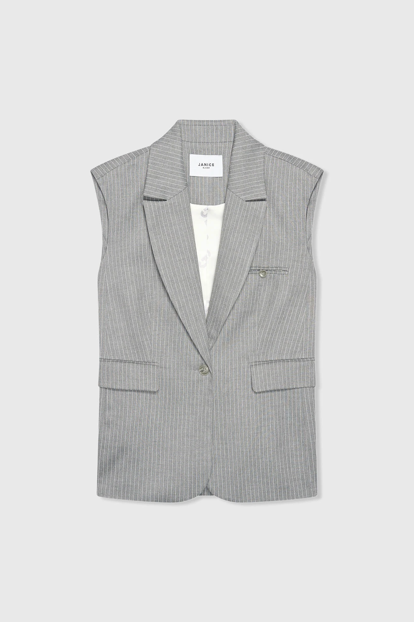 Marvin Blazer Grijs Streep