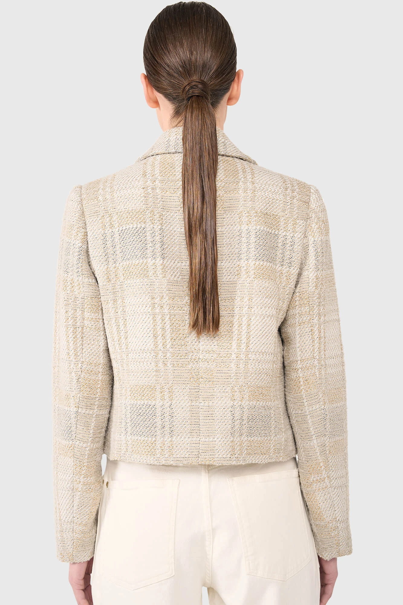Tatum Grijs Tweed Lurex