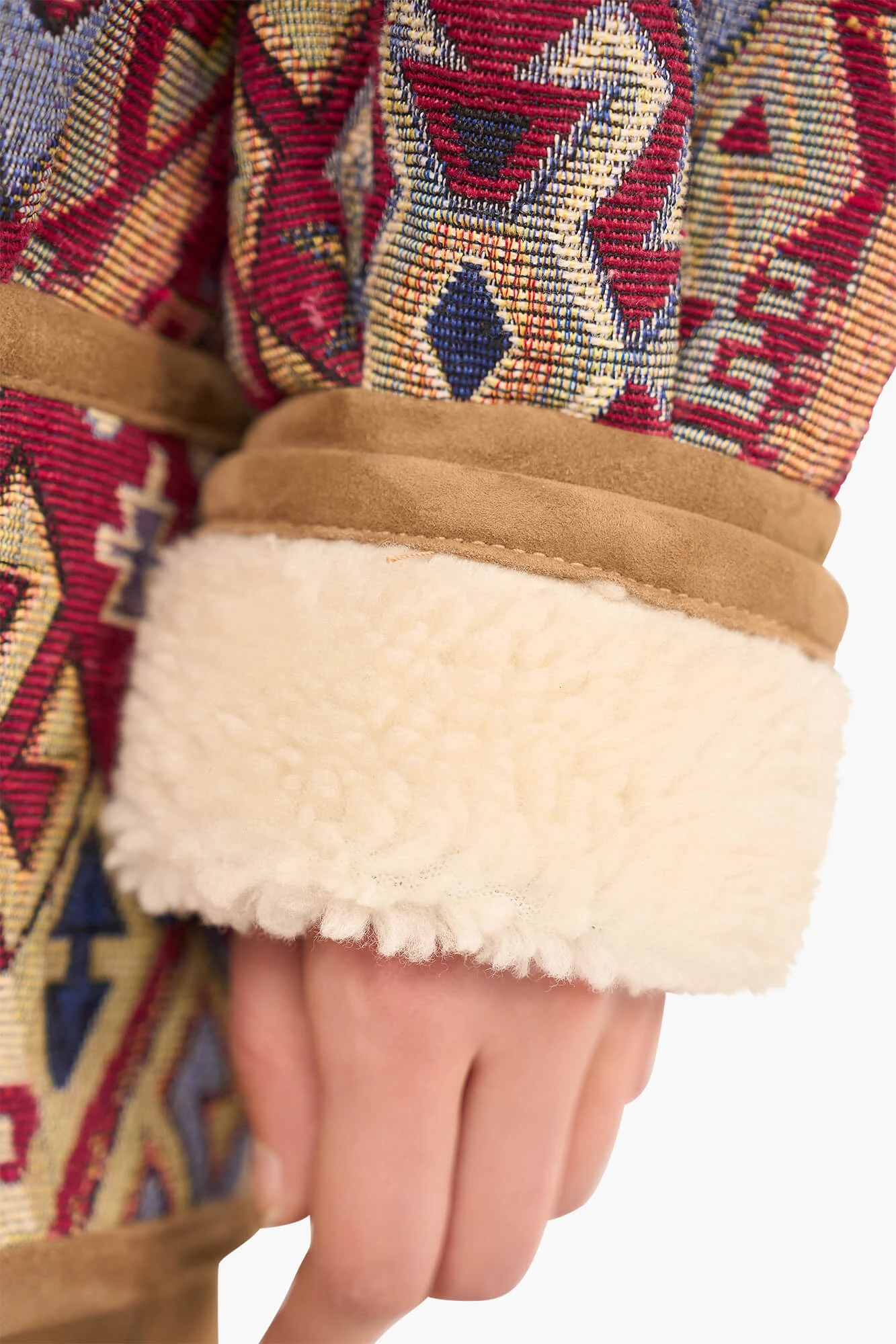 Jas Dames Jacquard Seth Aztec Red
